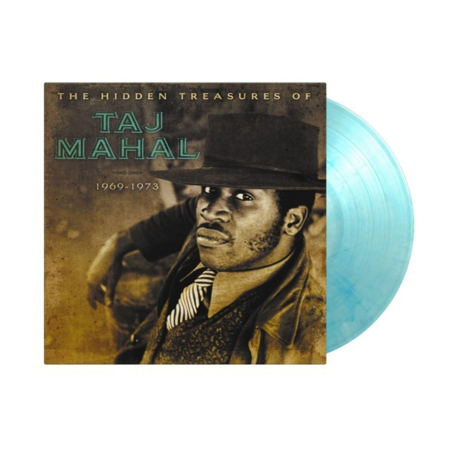 Taj Mahal - Hidden Treasures Of Taj Mahal (1969-1973) - Limited 180-Gram Clear & Blue Marble Colored Vinyl 2xLP (Clear Vinyl)