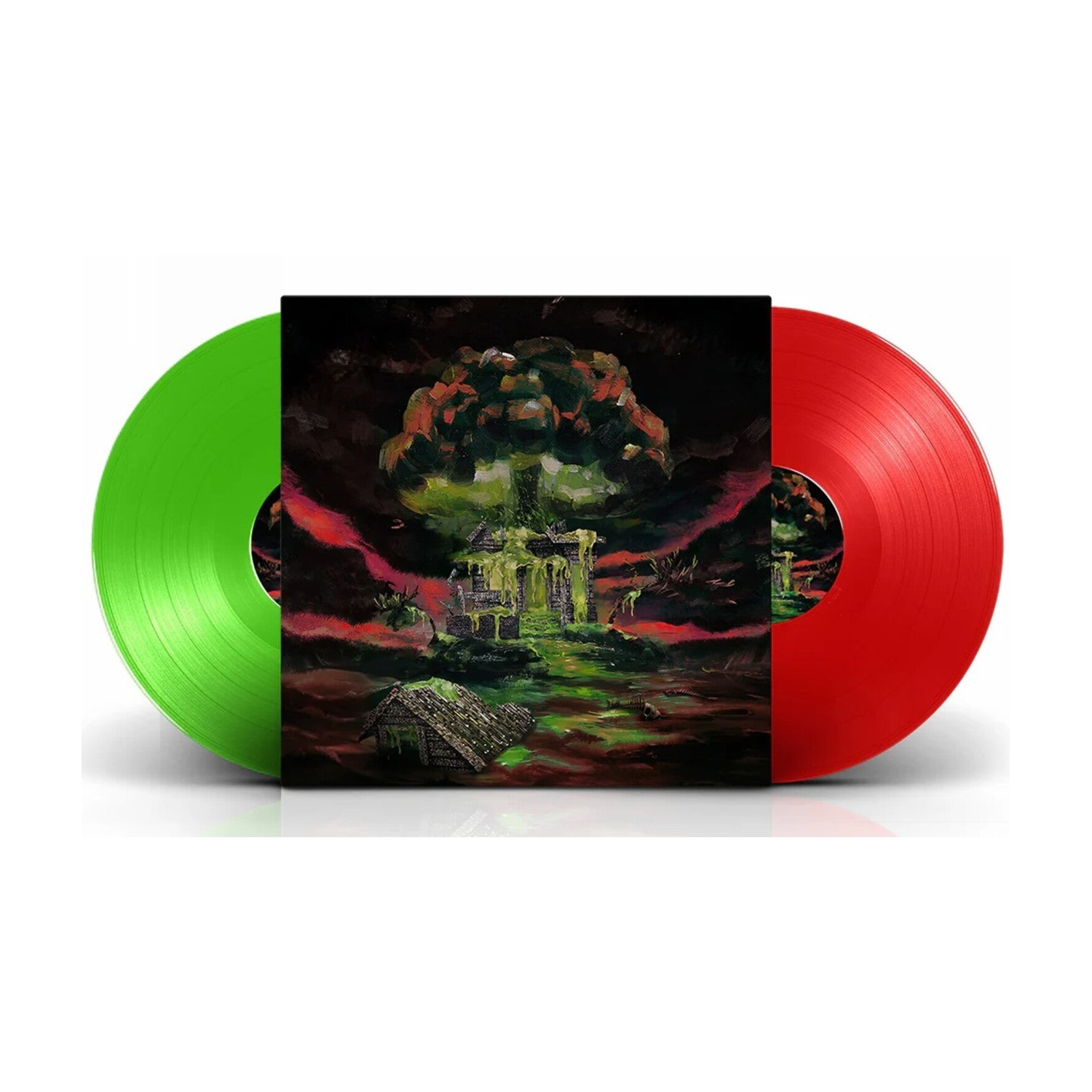 Low-Red - The Biggest Sblao Eva Eva Eva - Red & Green Vinyl 2xLP (Red Vinyl)