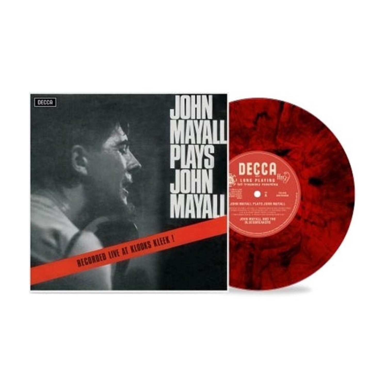 John Mayall & the Bluesbreakers - Plays John Mayall: Live At Klooks Kleek - Limited Red & Black Marble Colored Vinyl (Red Vinyl)