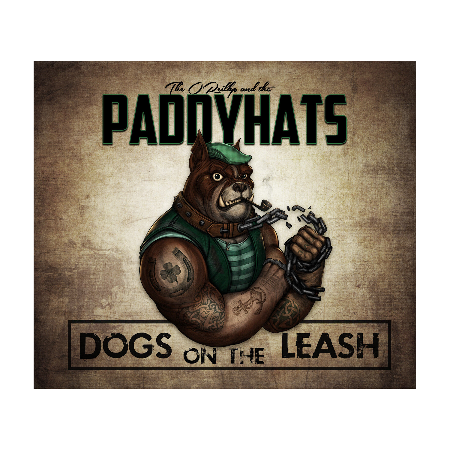 O'Reillys & The Paddyhats - Dogs On The Leash 2xLP (Green Vinyl)