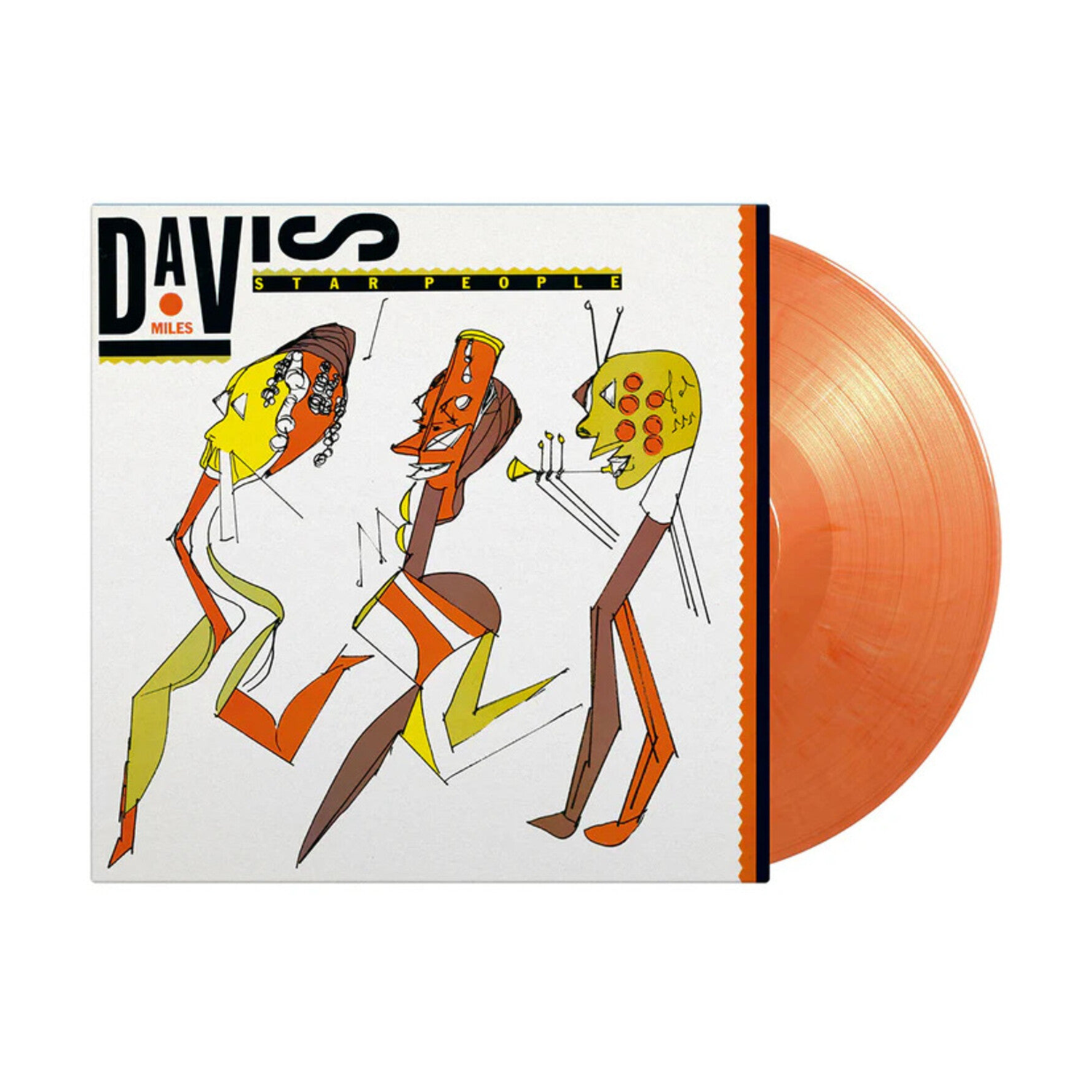 Miles Davis - Star People - Limited 180-Gram Orange & White Marble Colored Vinyl (Orange Vinyl)