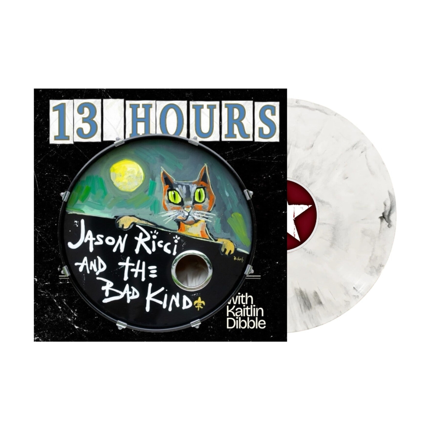 Jason Ricci & the Bad Kind / Kaitlin Dibble - 13 Hours (White Vinyl)