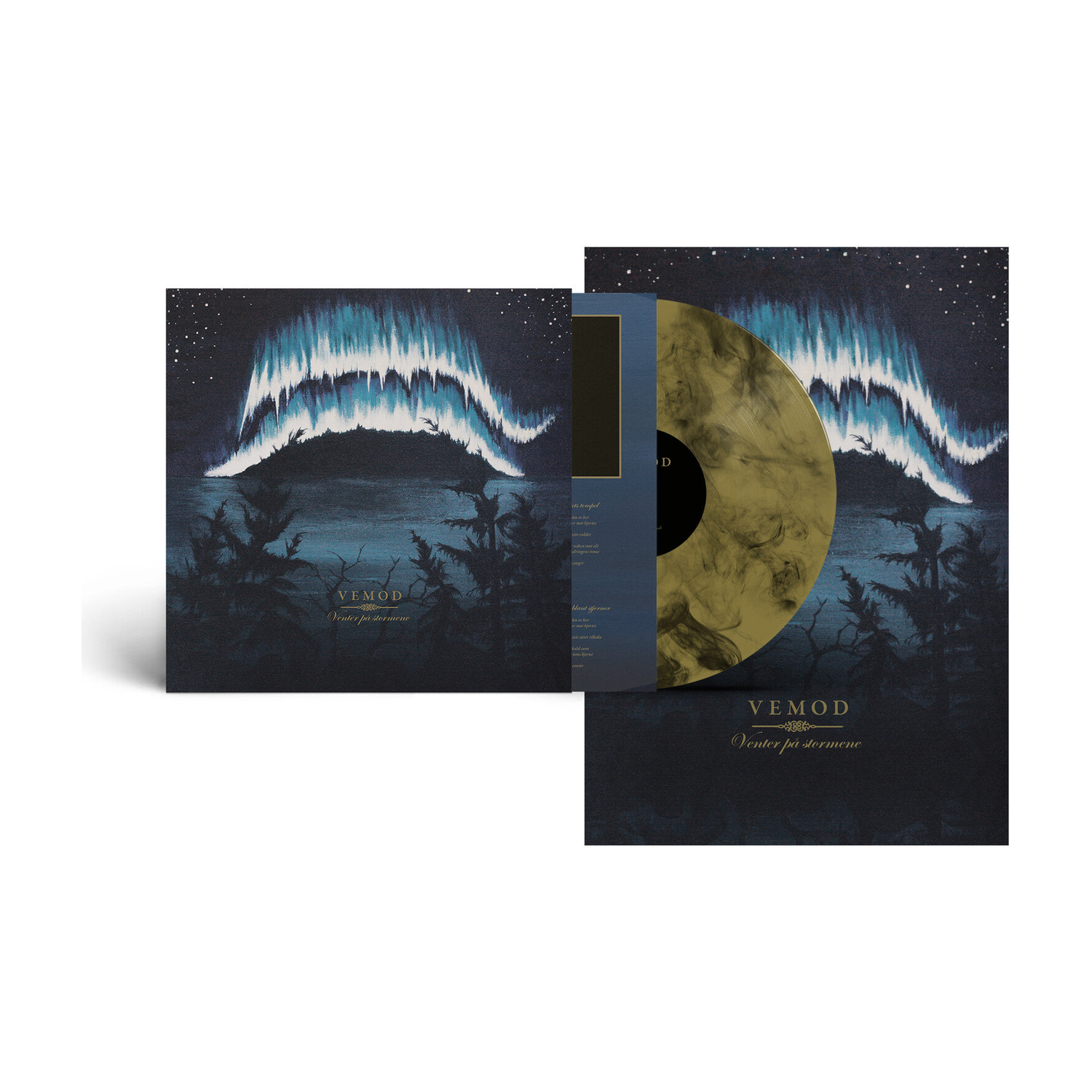 Vemod - Venter Pa Stormene - Gold/Black Marbled (Gold Vinyl)