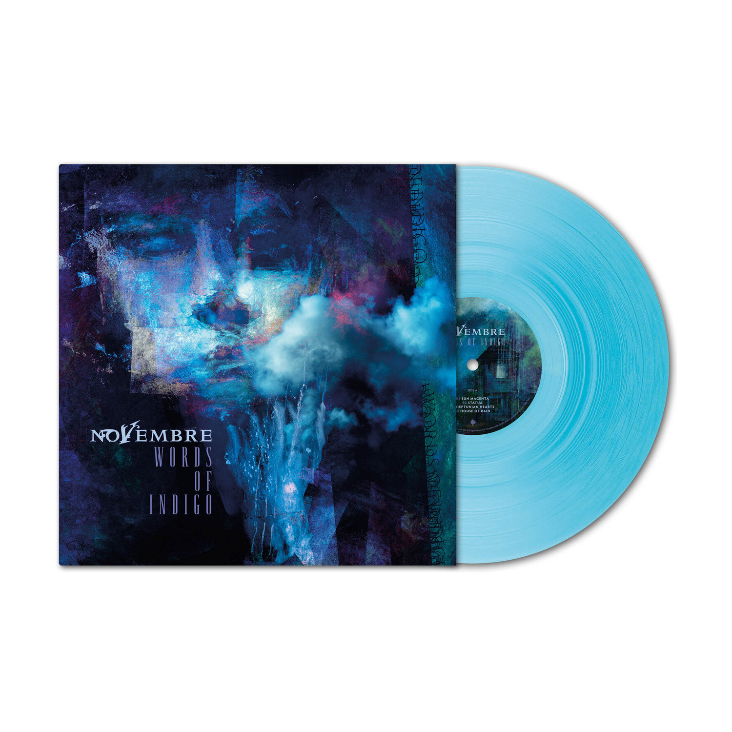 Novembre - Words Of Indigo - 140gm Curacao Blue Vinyl (Blue Vinyl)