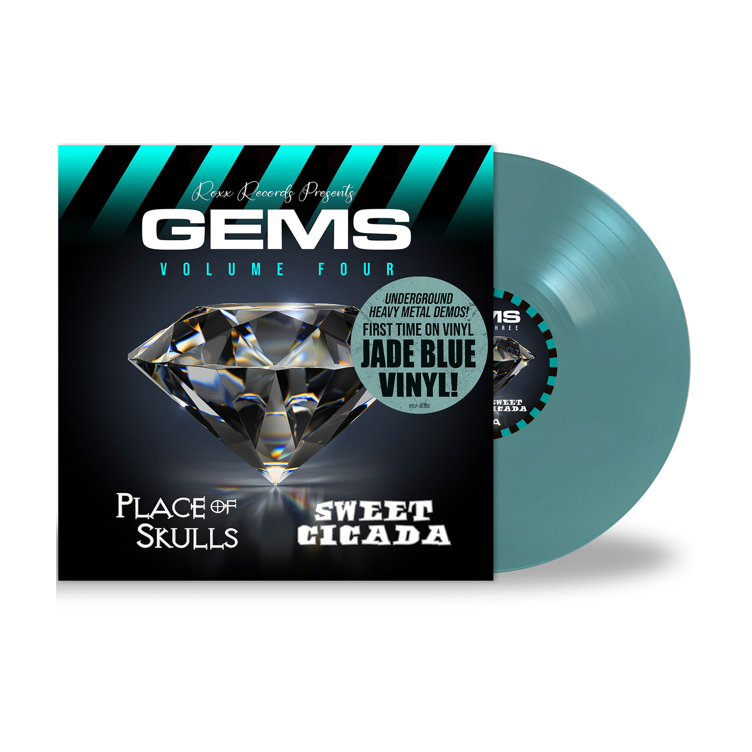 Place of Skulls / Sweet Cicada - Gems Volume 4 (Blue Vinyl)