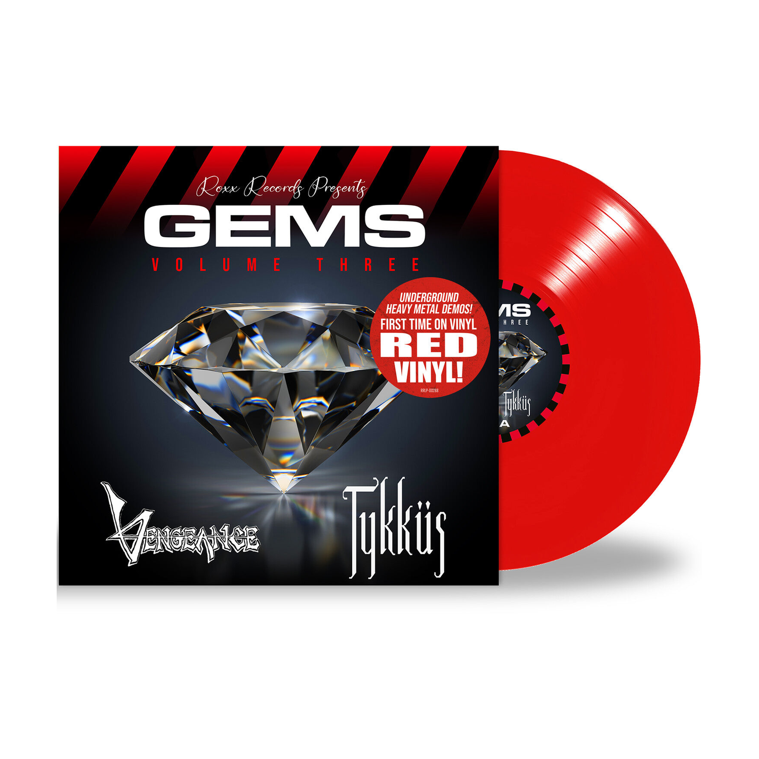Vengeance / Tykkus - Gems Volume 3 (Red Vinyl)