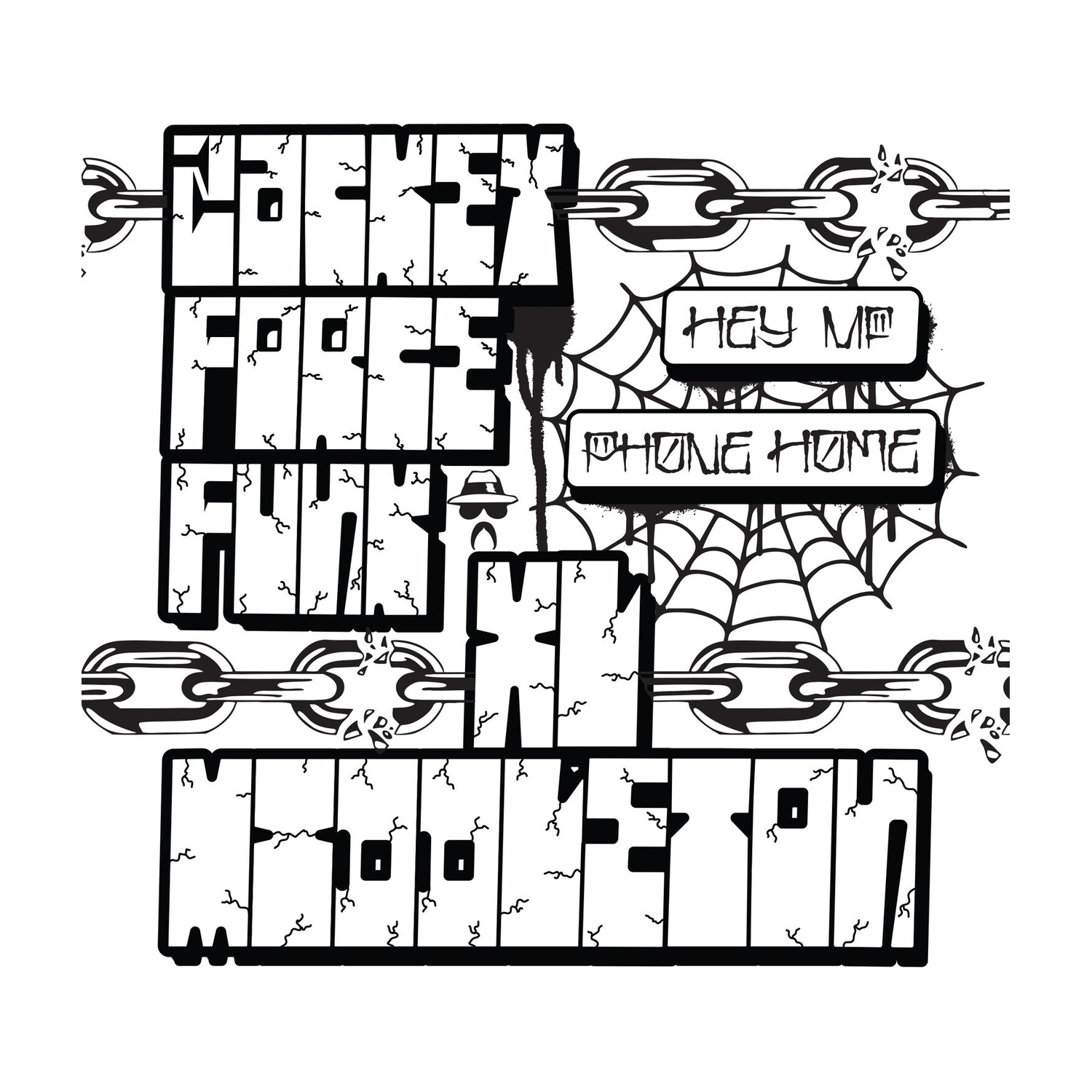 Zackey Force Funk / XL Middleton - Hey Mf B/w Phone Home
