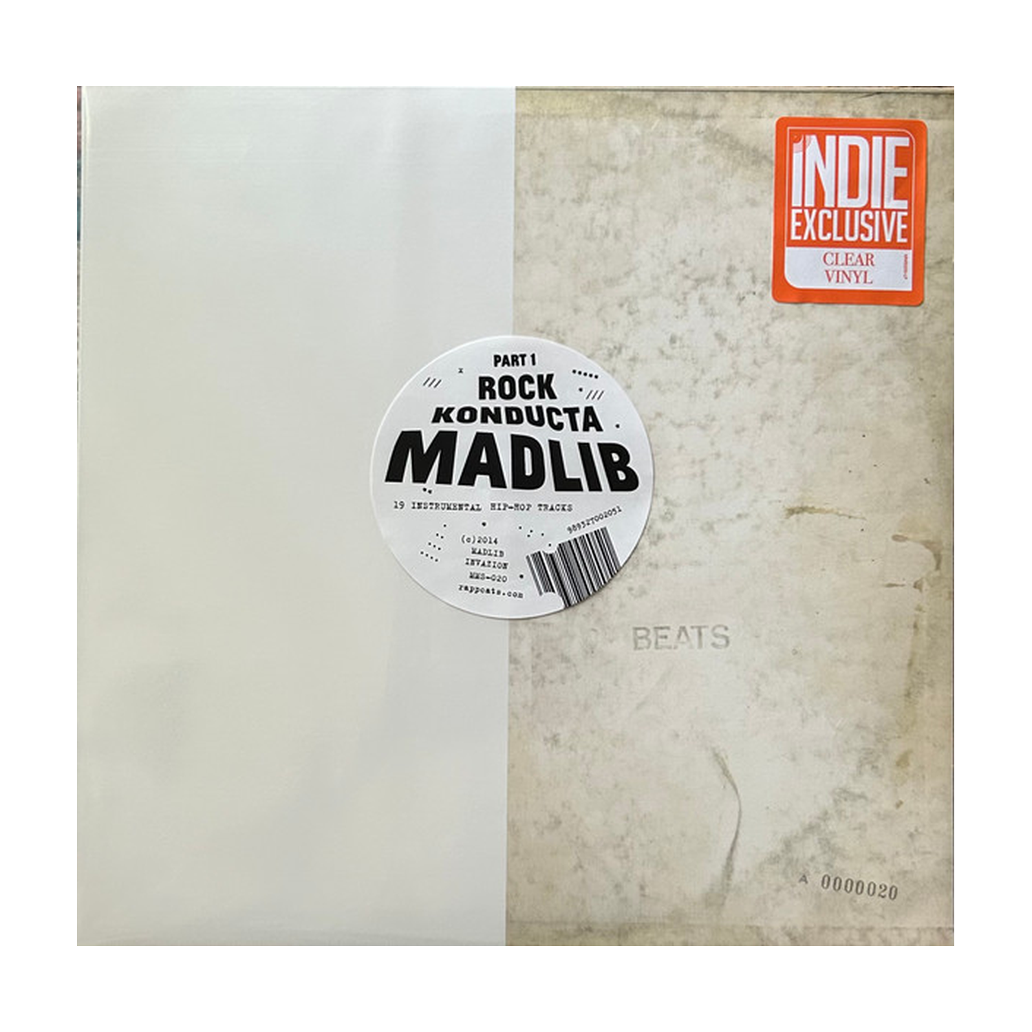 Madlib - Rock Konducta Pt. 1 (Clear Vinyl)