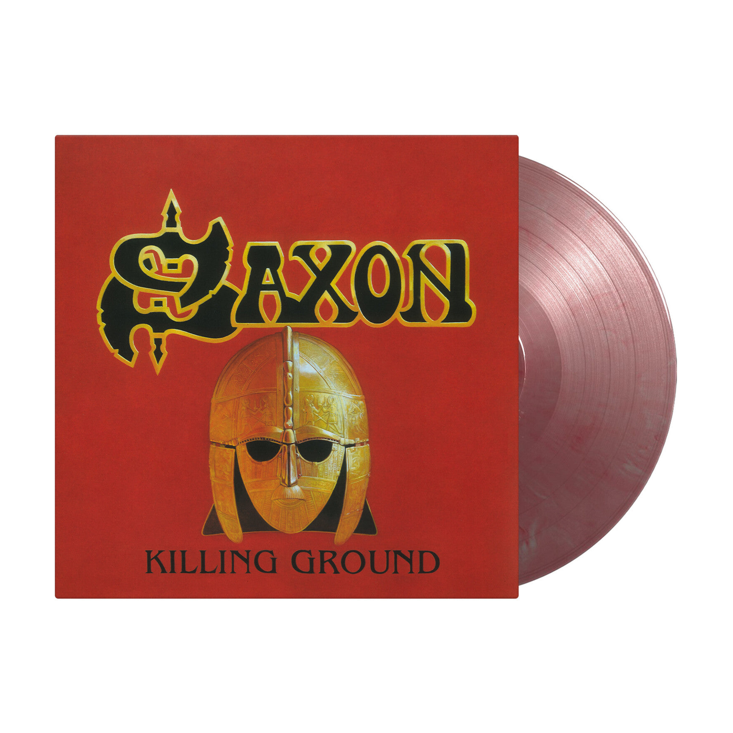 Saxon - Killing Ground - Limited 180-Gram Red & Silver Marble Colored Vinyl (Red Vinyl)