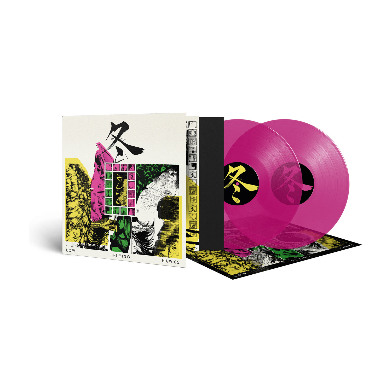 Low Flying Hawks - Fuyu 2xLP (Transparent Magenta Vinyl)