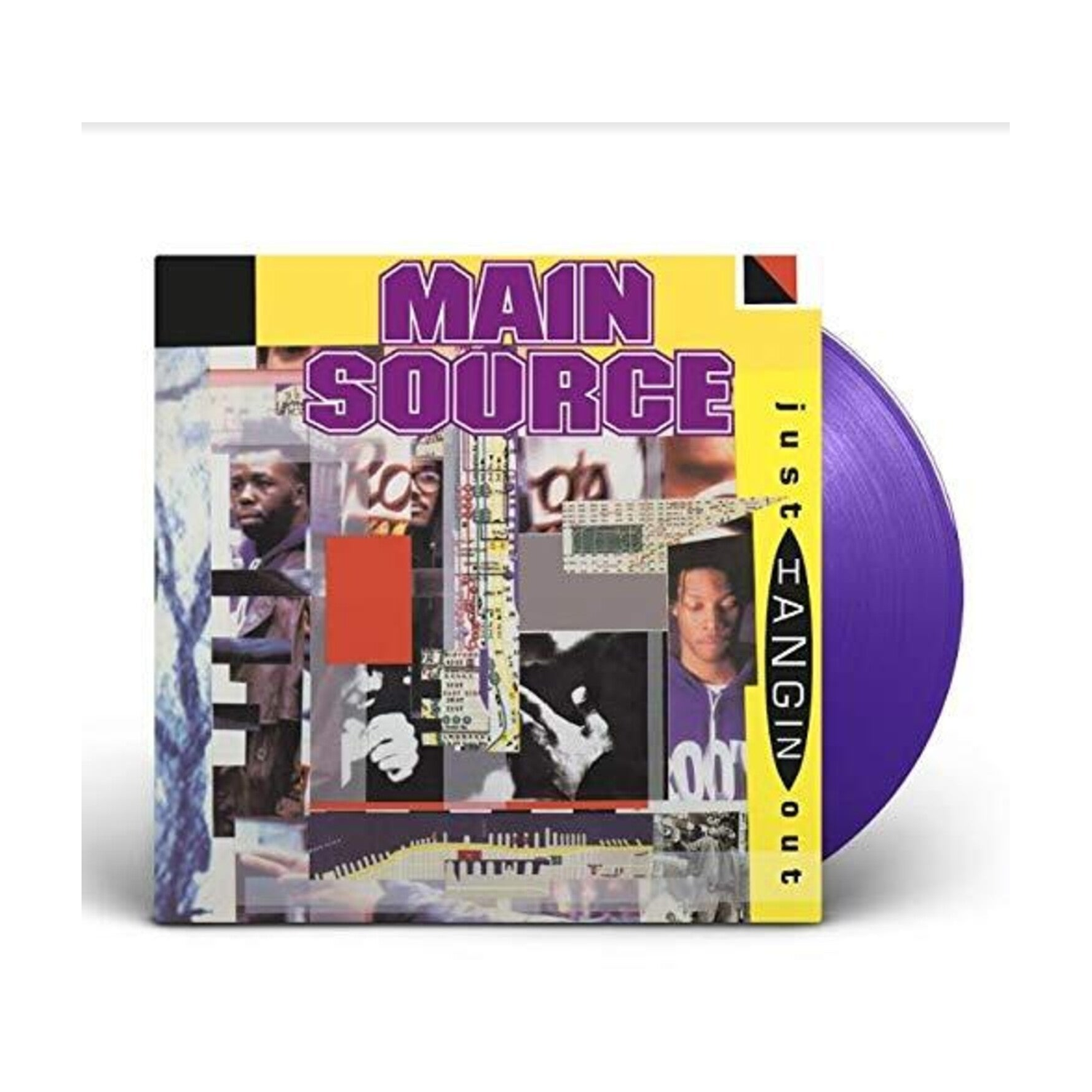 Main Source - Just Hangin' Out / Live At The Barbecue (Purple Vinyl)