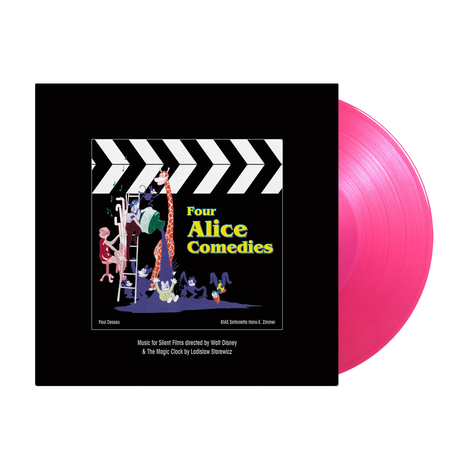 Paul Dessau / Hanes E. Zimmer / Rias Sinfonietta - Four Alice Comedies (Music for Silent Films Directed by Walt Disney) (Pink Vinyl)