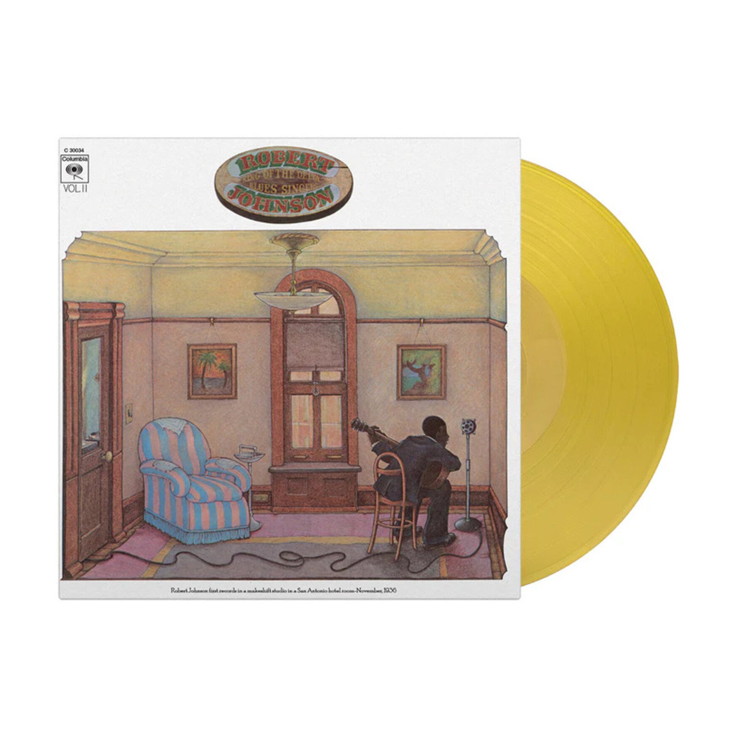 Robert Johnson - King Of The Delta Blue Singers Volume 2 - Limited 180-Gram Translucent Yellow Colored Vinyl (Yellow Vinyl)