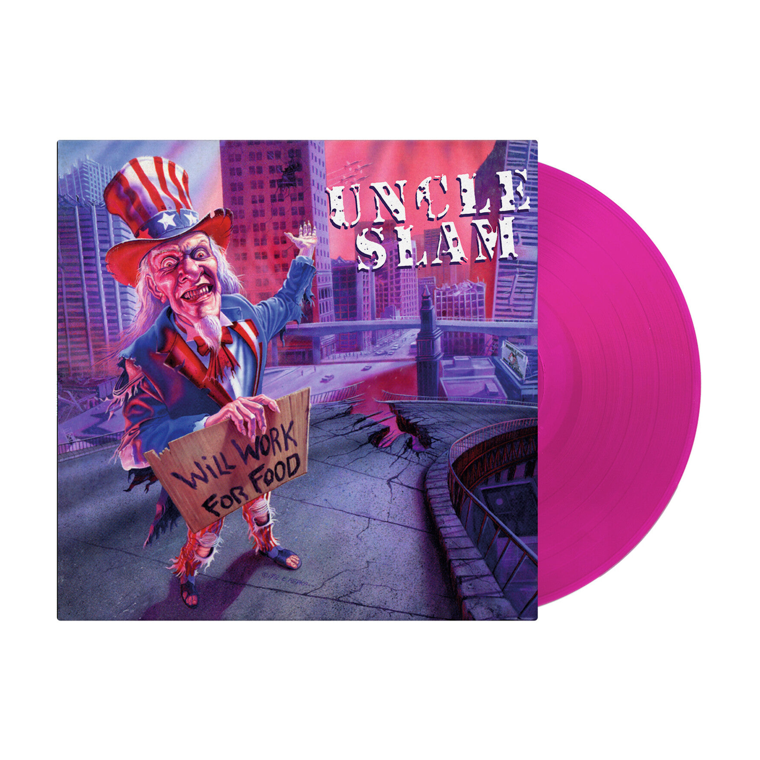 Uncle Slam - Will Work For Food - Limited 180-Gram Translucent Purple Colored Vinyl (Purple Vinyl)