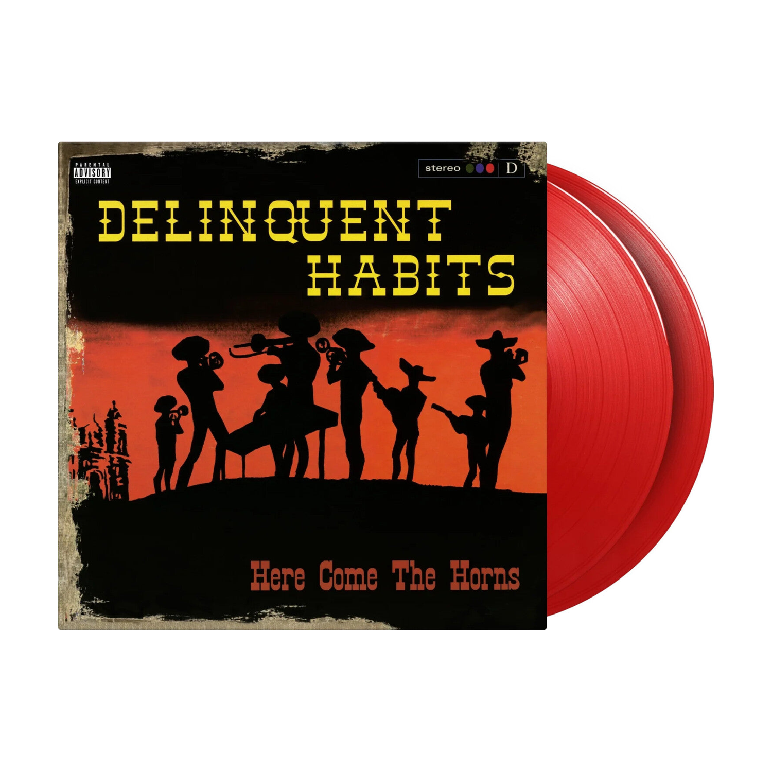 Delinquent Habits - Here Comes The Horns Limited 180 2xLP (Red Vinyl)