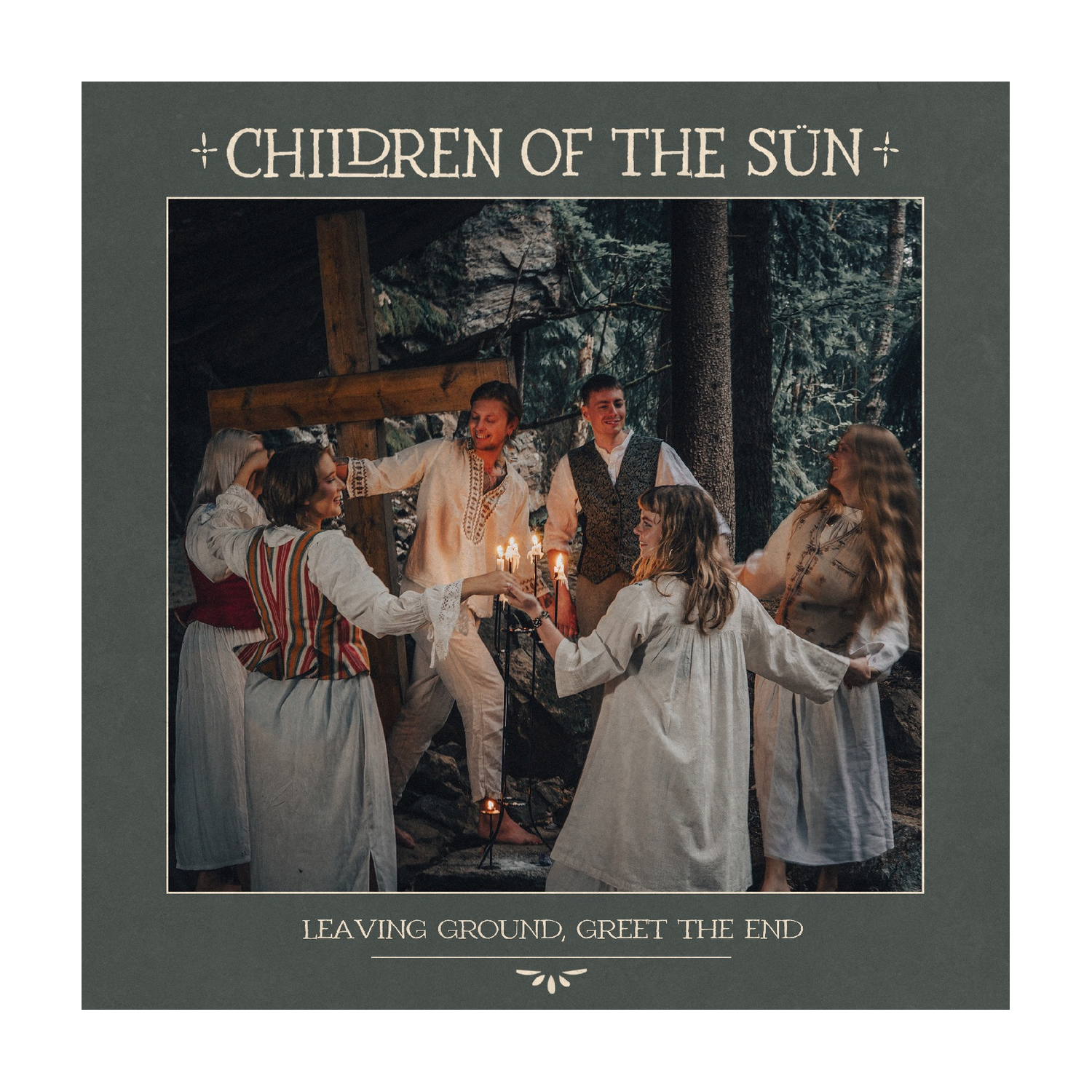 Children of the Sun - Leaving Ground Greet The End - Limited Oxblood Red Colored Vinyl (Red Vinyl)
