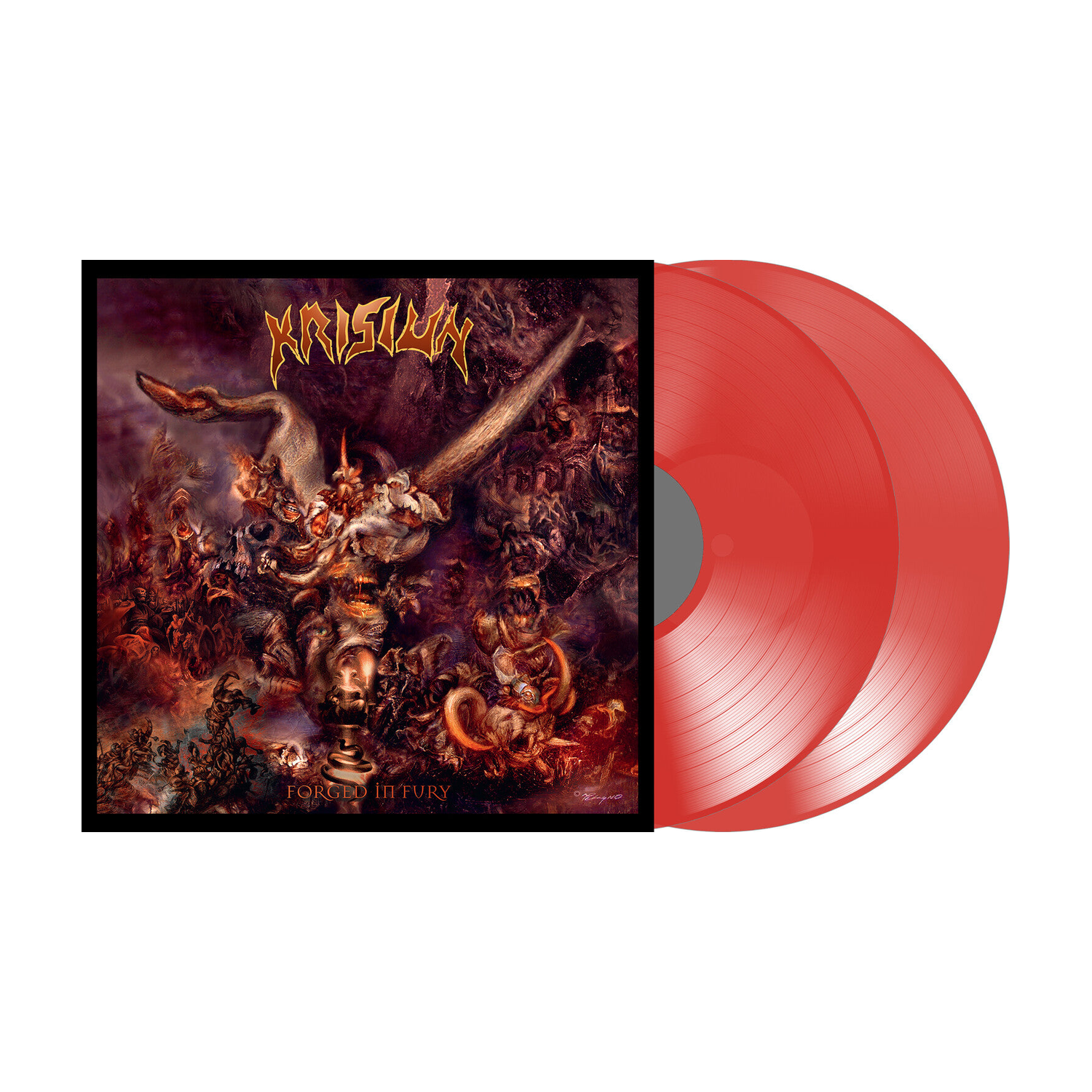 Krisiun - Forged In Fury 2xLP (Clear Vinyl)