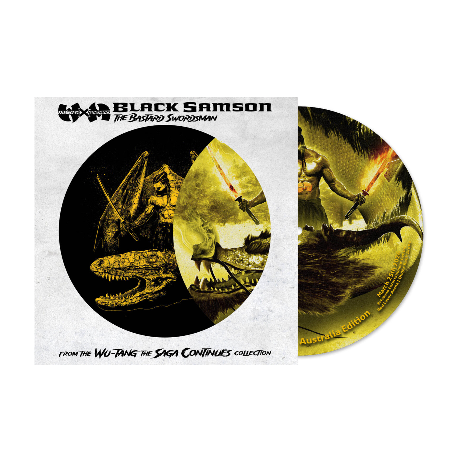 Wu-Tang Clan & DJ Mathematics - Black Samson, The Bastard Swordsman - Australia Exclusive Picture Disc Tour Edition