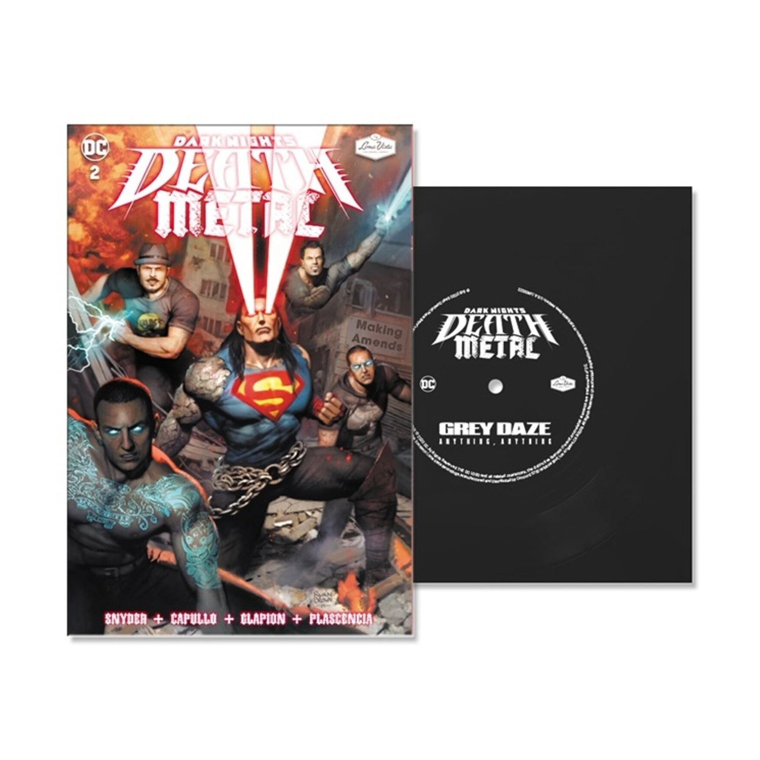 Grey Daze - Anything, Anything (DC - Dark Nights: Death Metal Version) (Red Vinyl)