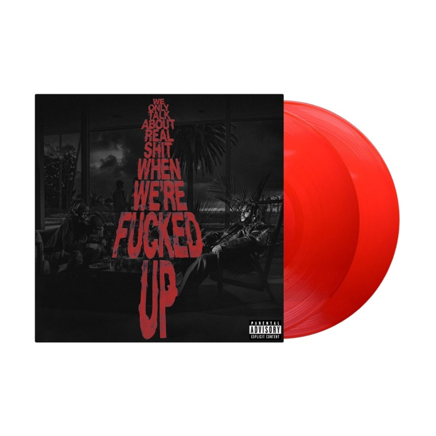 Bas - We Only Talk About Real Shit When We're Fncked Up 2xLP (Clear Vinyl)