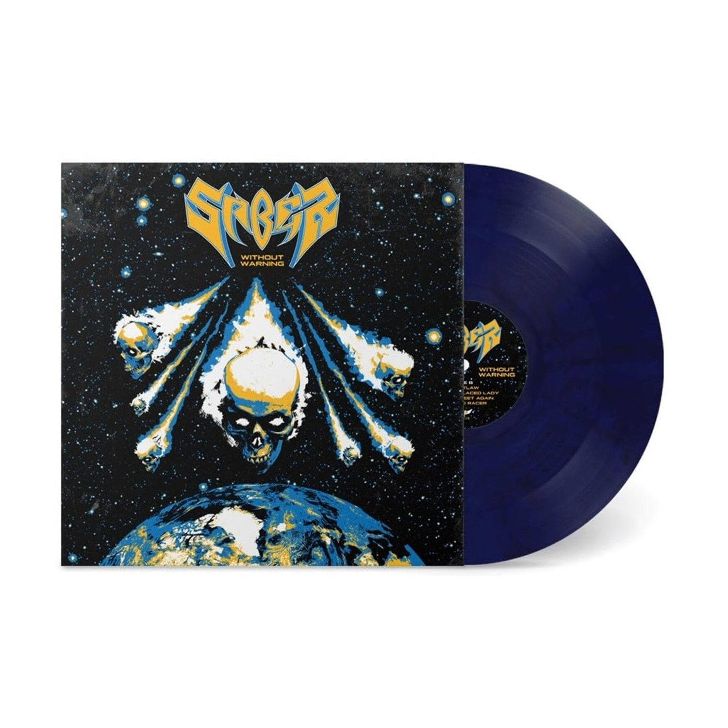 Saber - Without Warning (Blue Vinyl)