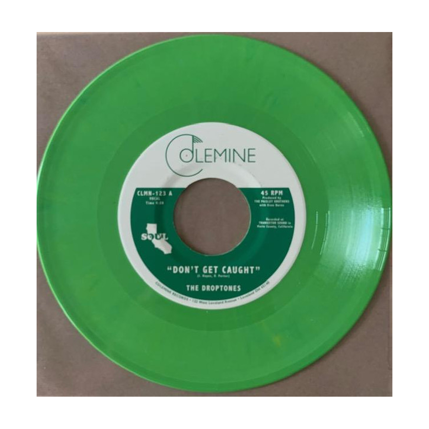 Droptones - Don't Get Caught / Youngblood (Green Vinyl)