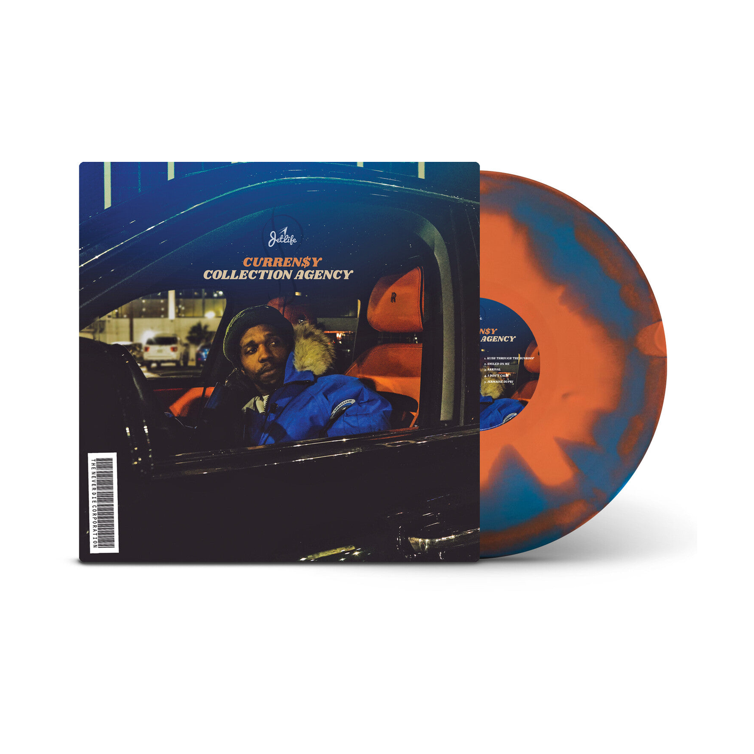 Curren$y - Collection Agency - Blue/Orange (Blue Vinyl)