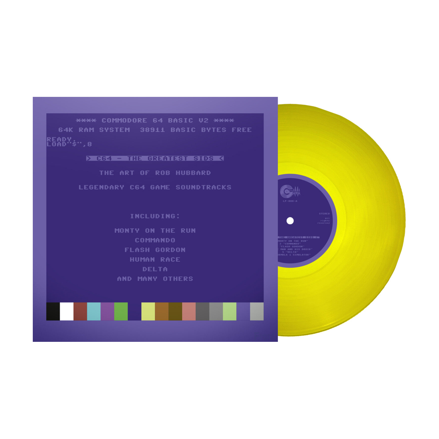 Rob Hubbard - C64 Greatest Sids: The Art Of Rob Hubbard - Limited To 100 Handnumbered Edition (Yellow Vinyl)