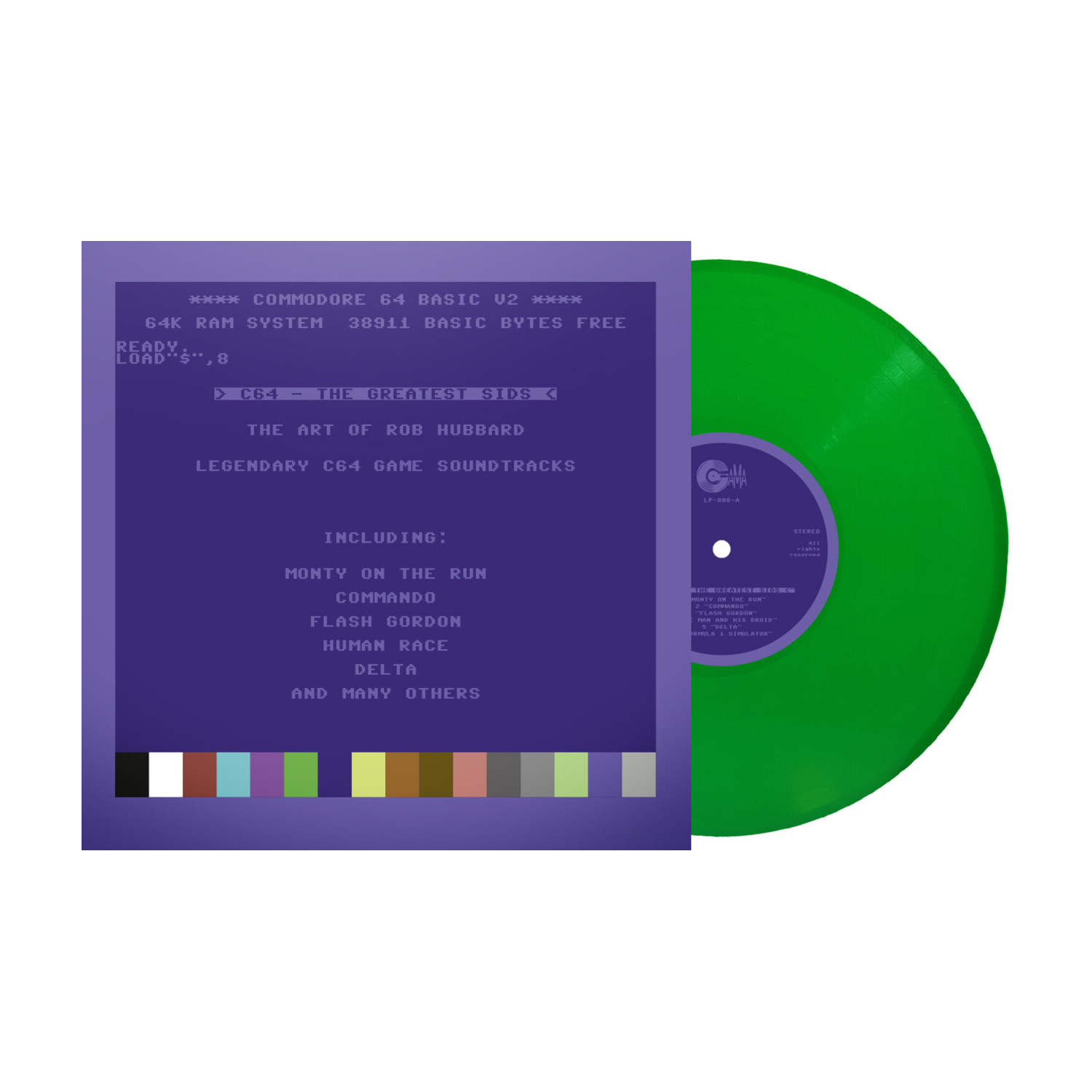 Rob Hubbard - C64 Greatest Sids: The Art Of Rob Hubbard - Limited To 100 Handnumbered Edition (Green Vinyl)