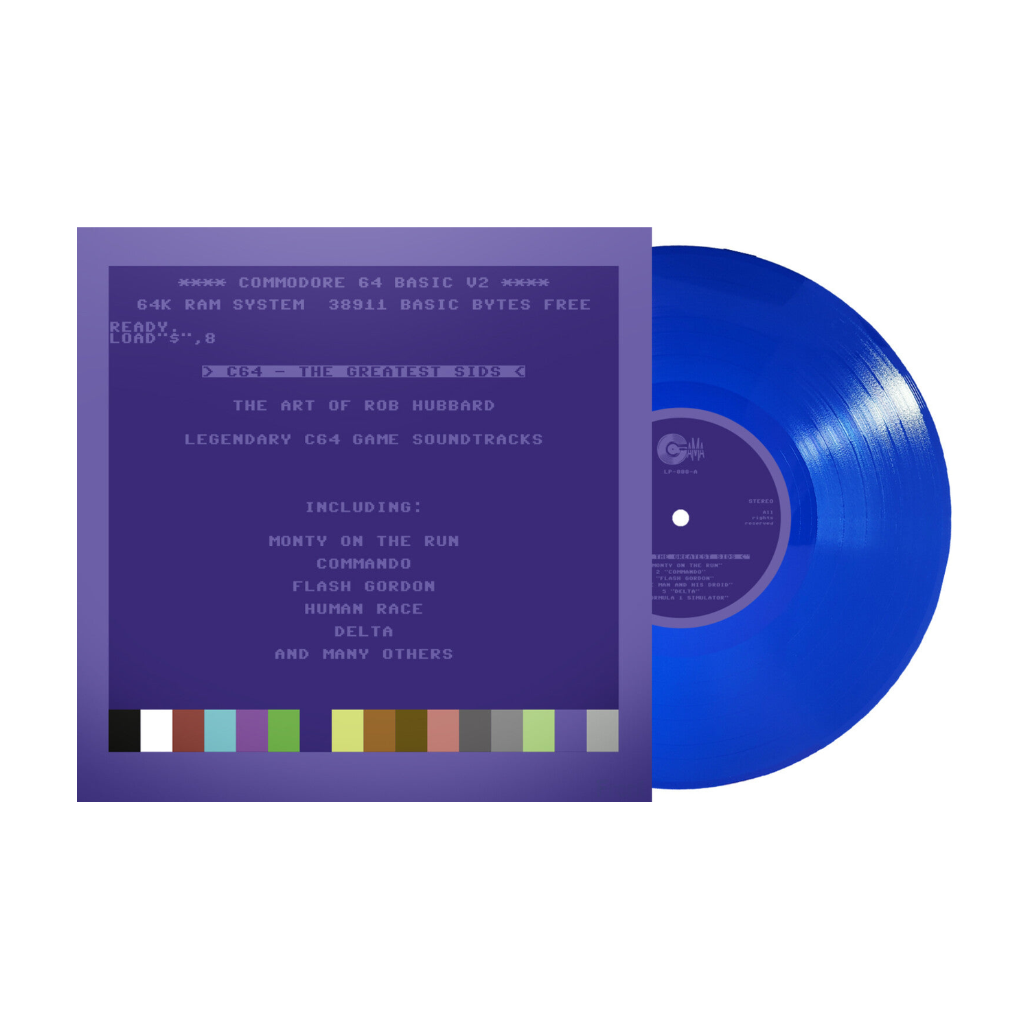 Rob Hubbard - C64 Greatest Sids: The Art Of Rob Hubbard - Limited To 100 Handnumbered Edition (Blue Vinyl)
