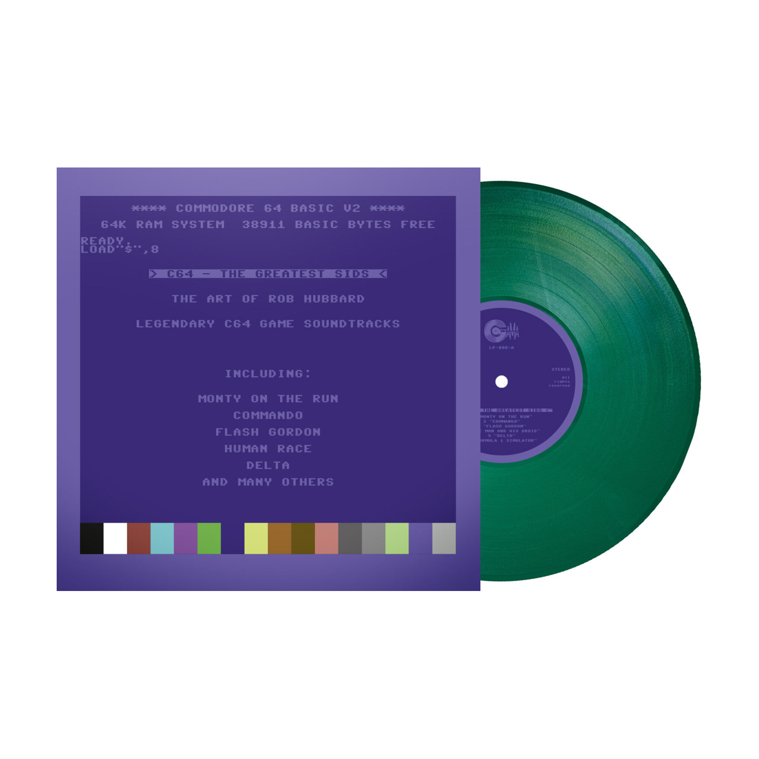 Rob Hubbard - C64 Greatest Sids: The Art Of Rob Hubbard - Limited To 100 Handnumbered Edition (Green Vinyl)