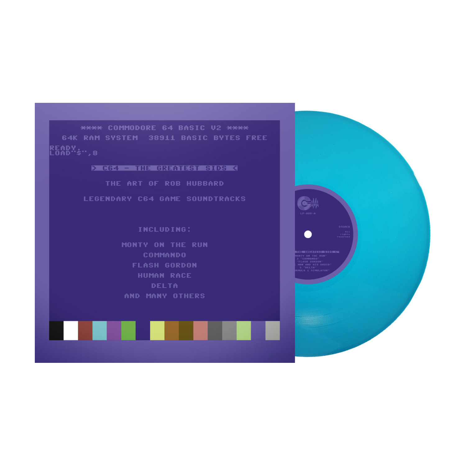 Rob Hubbard - C64 Greatest Sids: The Art Of Rob Hubbard - Limited To 100 Handnumbered Edition (Turquoise Vinyl)