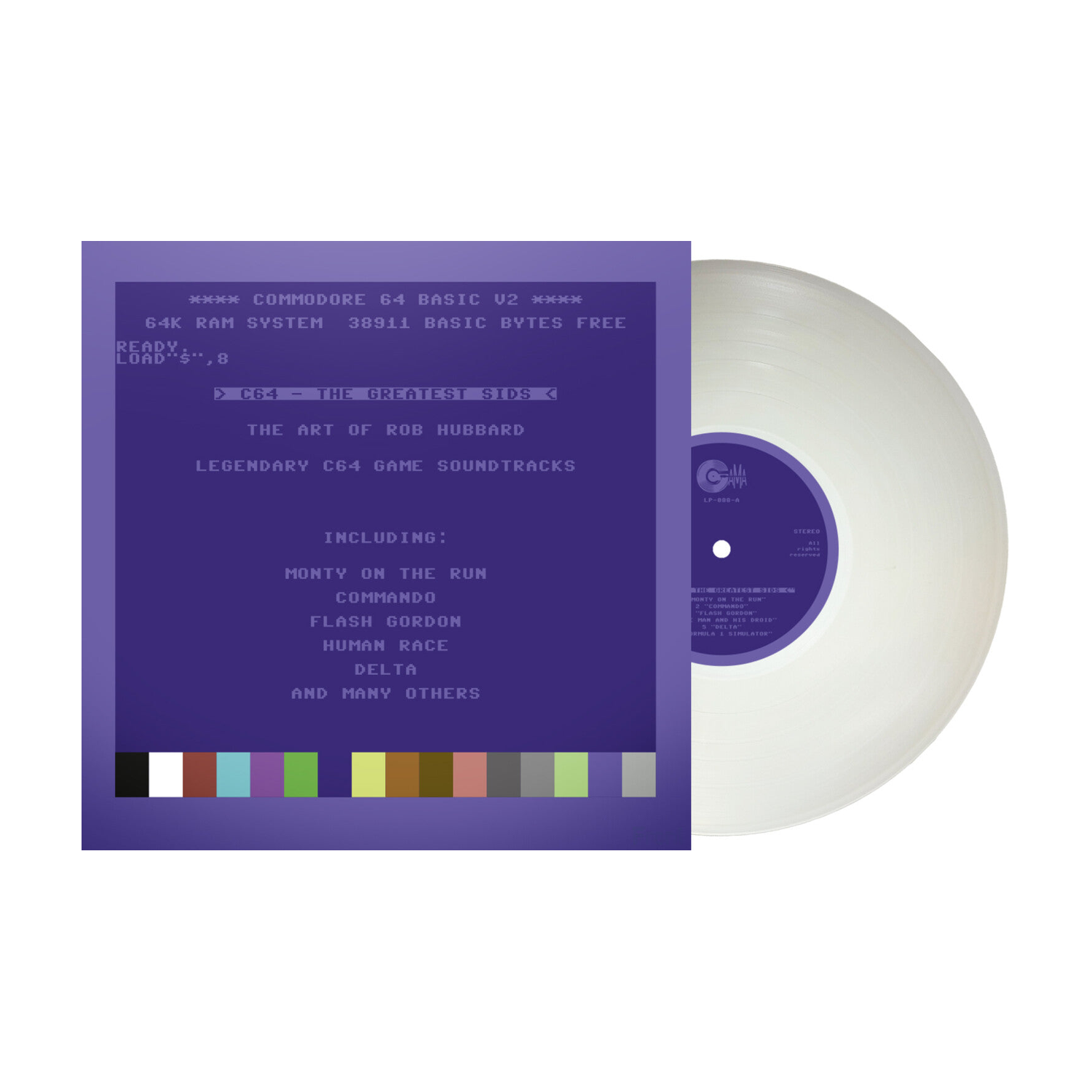 Rob Hubbard - C64 Greatest Sids: The Art Of Rob Hubbard (White Vinyl)
