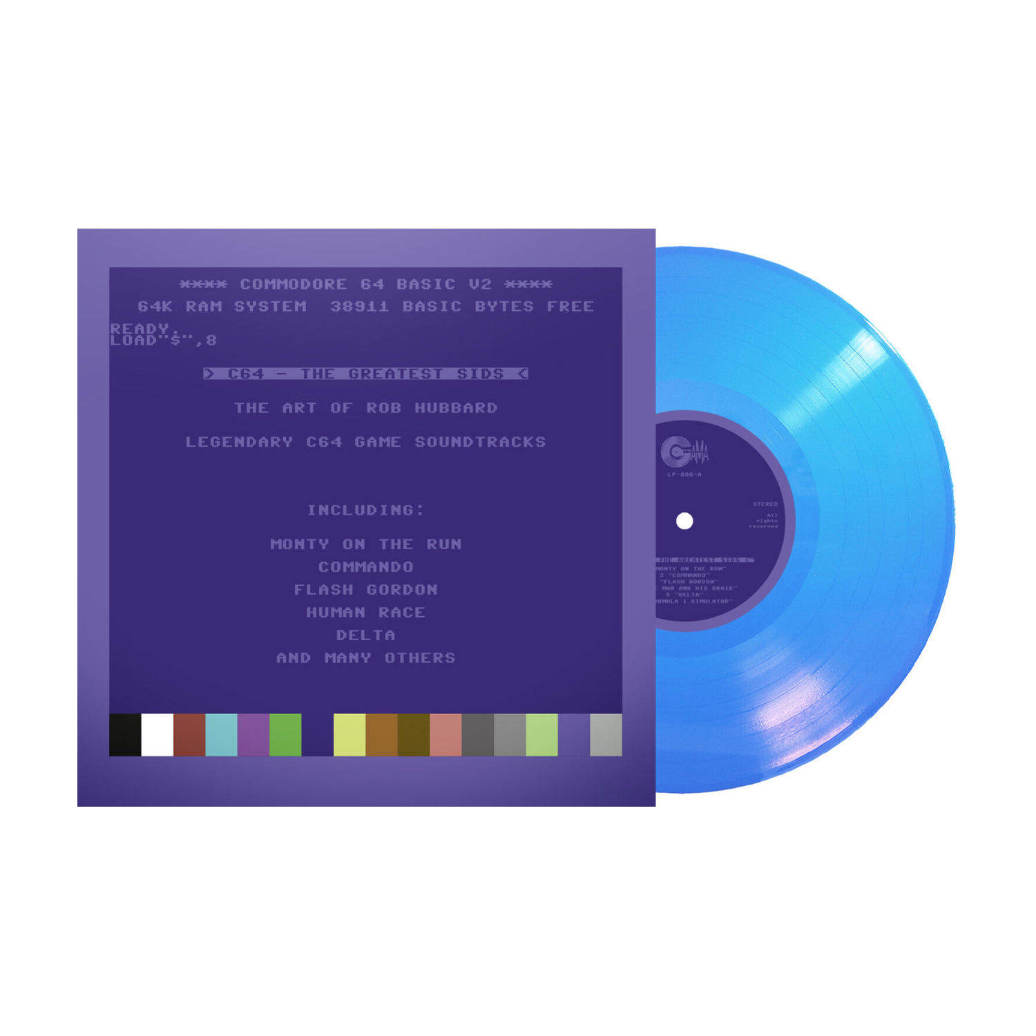 Rob Hubbard - C64 Greatest Sids: The Art Of Rob Hubbard - Limited To 100 Handnumbered Edition (Blue Vinyl)