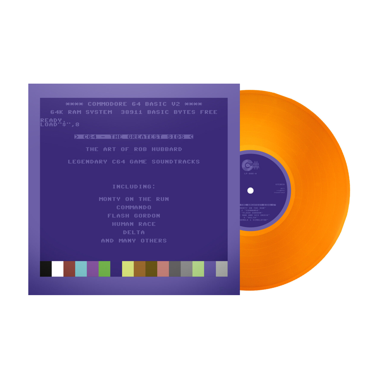 Rob Hubbard - C64 Greatest Sids: The Art Of Rob Hubbard - Limited To 100 Handnumbered Edition (Orange Vinyl)