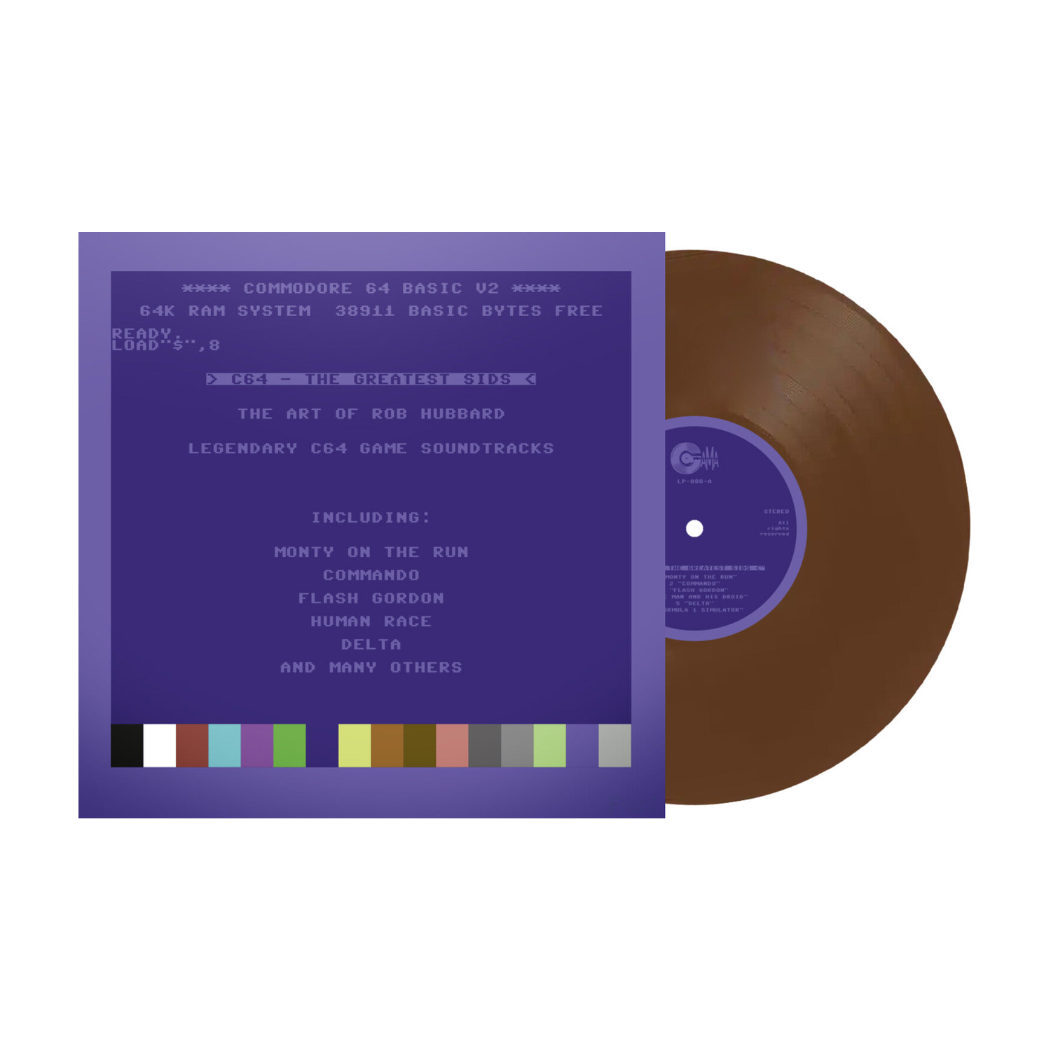 Rob Hubbard - C64 Greatest Sids: The Art Of Rob Hubbard - Limited To 100 Handnumbered Edition (Brown Vinyl)