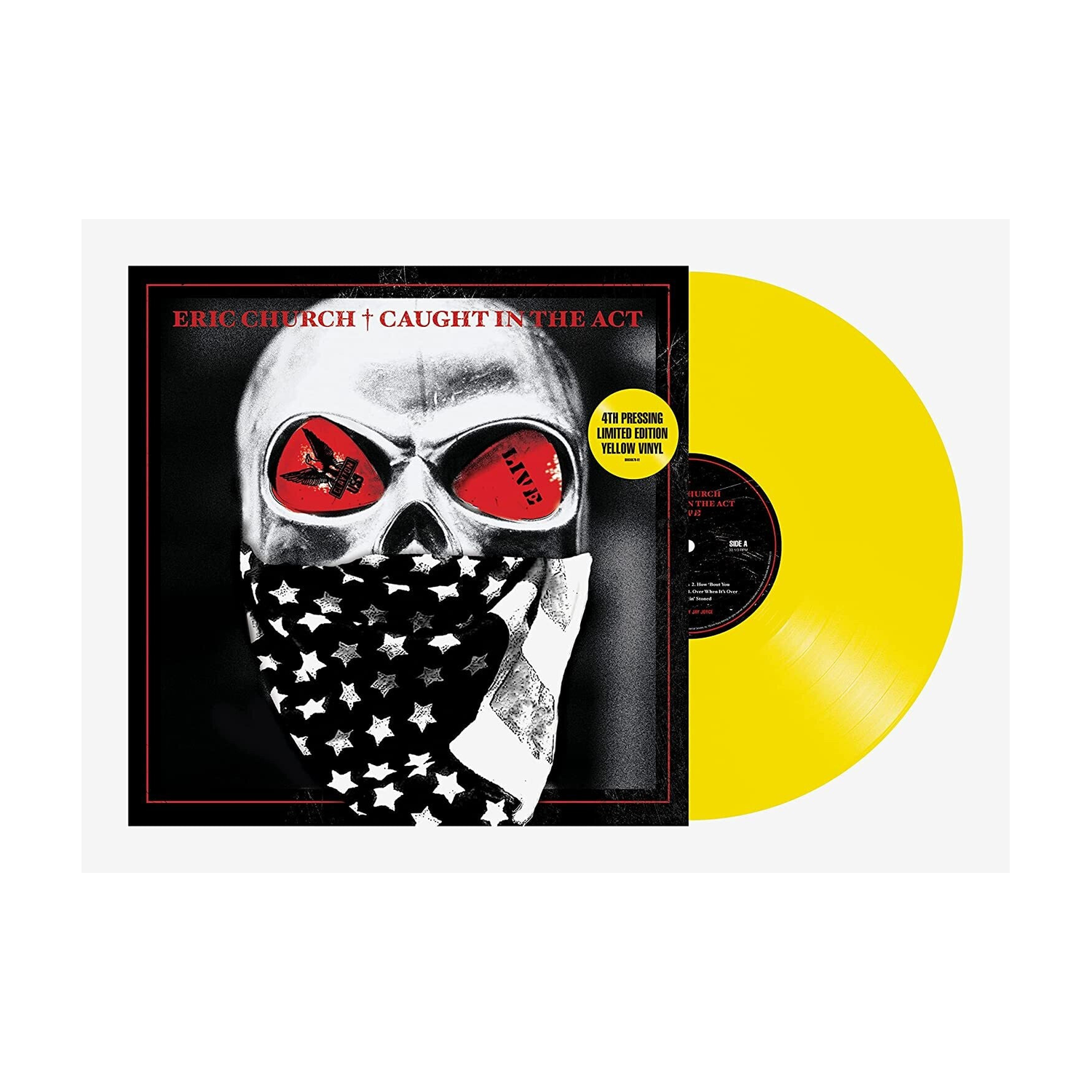 Eric Church - Caught In The Act: Live 2xLP (Yellow Vinyl)