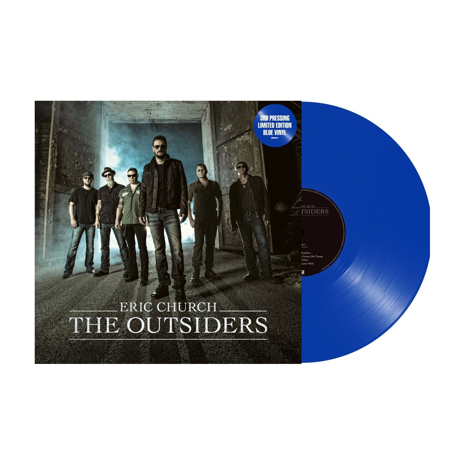 Eric Church - The Outsiders 2xLP (Blue Vinyl)