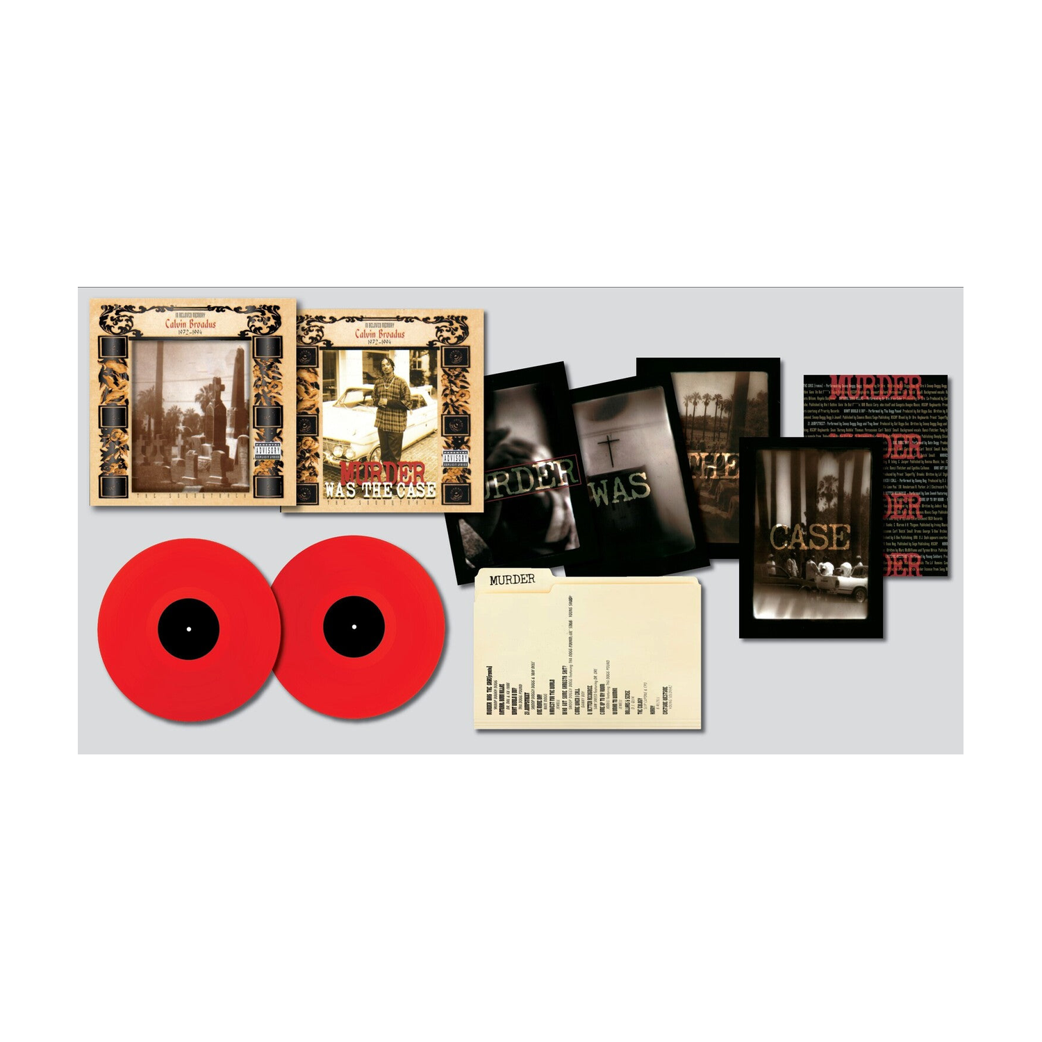 Murder Was the Case - O.S.T. - Murder Was The Case (Original Soundtrack) 2xLP (Red Vinyl)