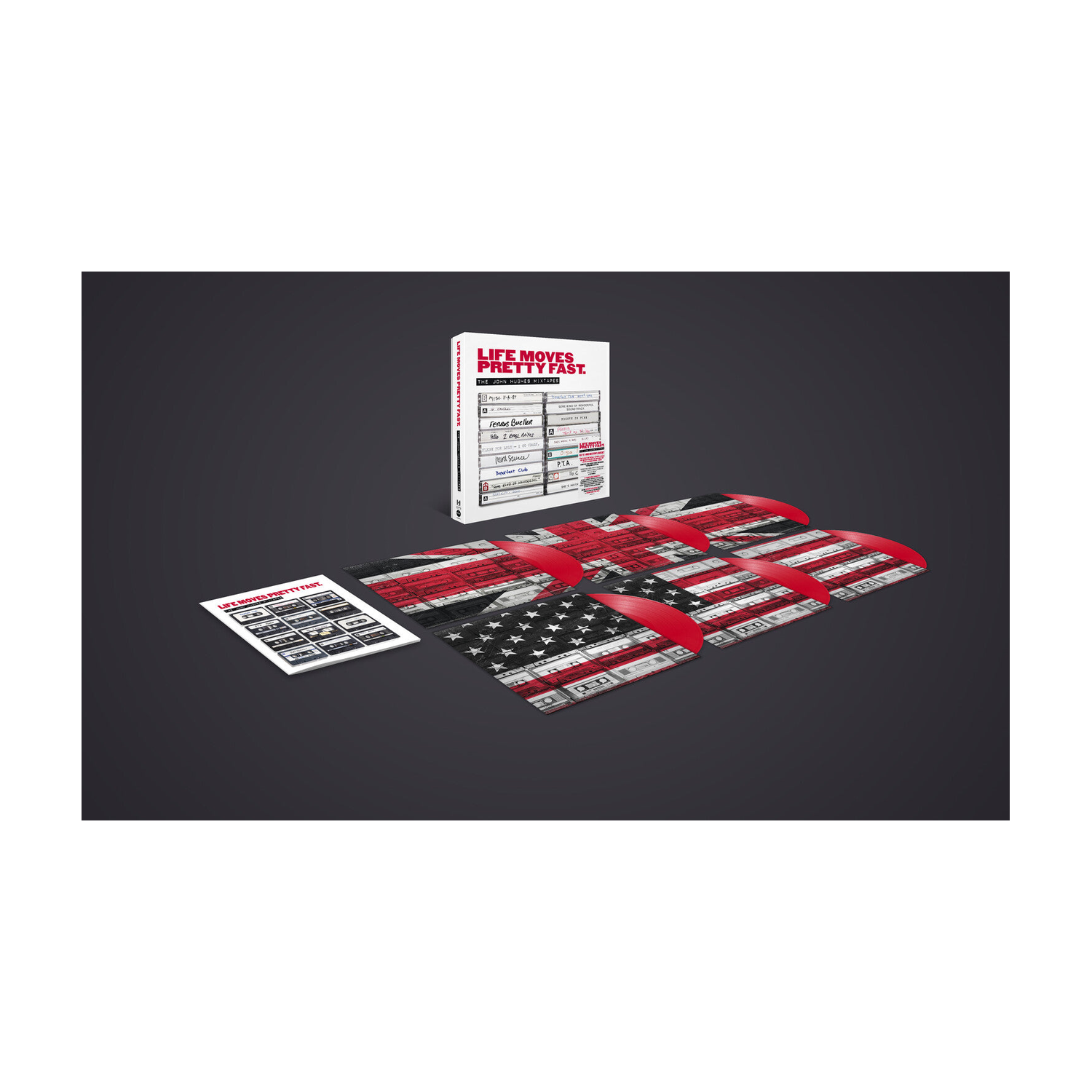 Life Moves Pretty Fast: John Hughes Mixtapes / Var - Life Moves Pretty Fast - The John Hughes Mixtapes / Various - 140gm Red Vinyl 6xLP (Red Vinyl)