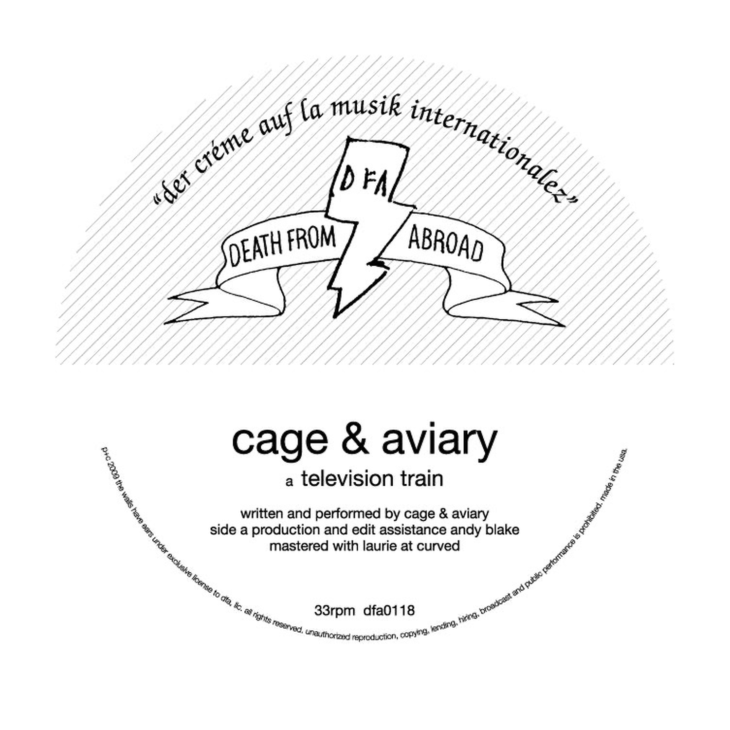 Cage & Aviary - Television Train