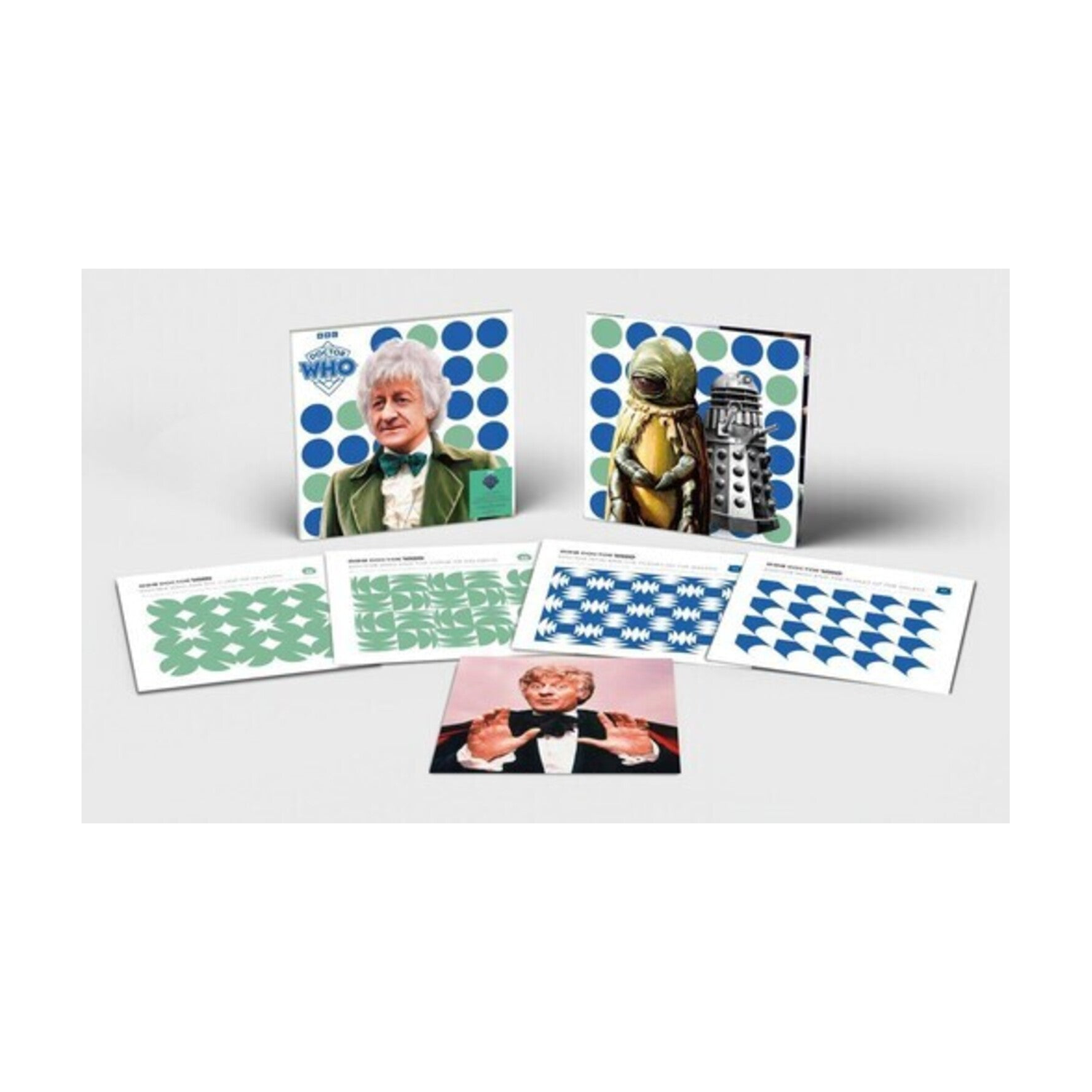 Doctor Who - Jon Pertwee Collection - Boxset on 140-Gram Green & Blue Colored Vinyl 4xLP (Green Vinyl)