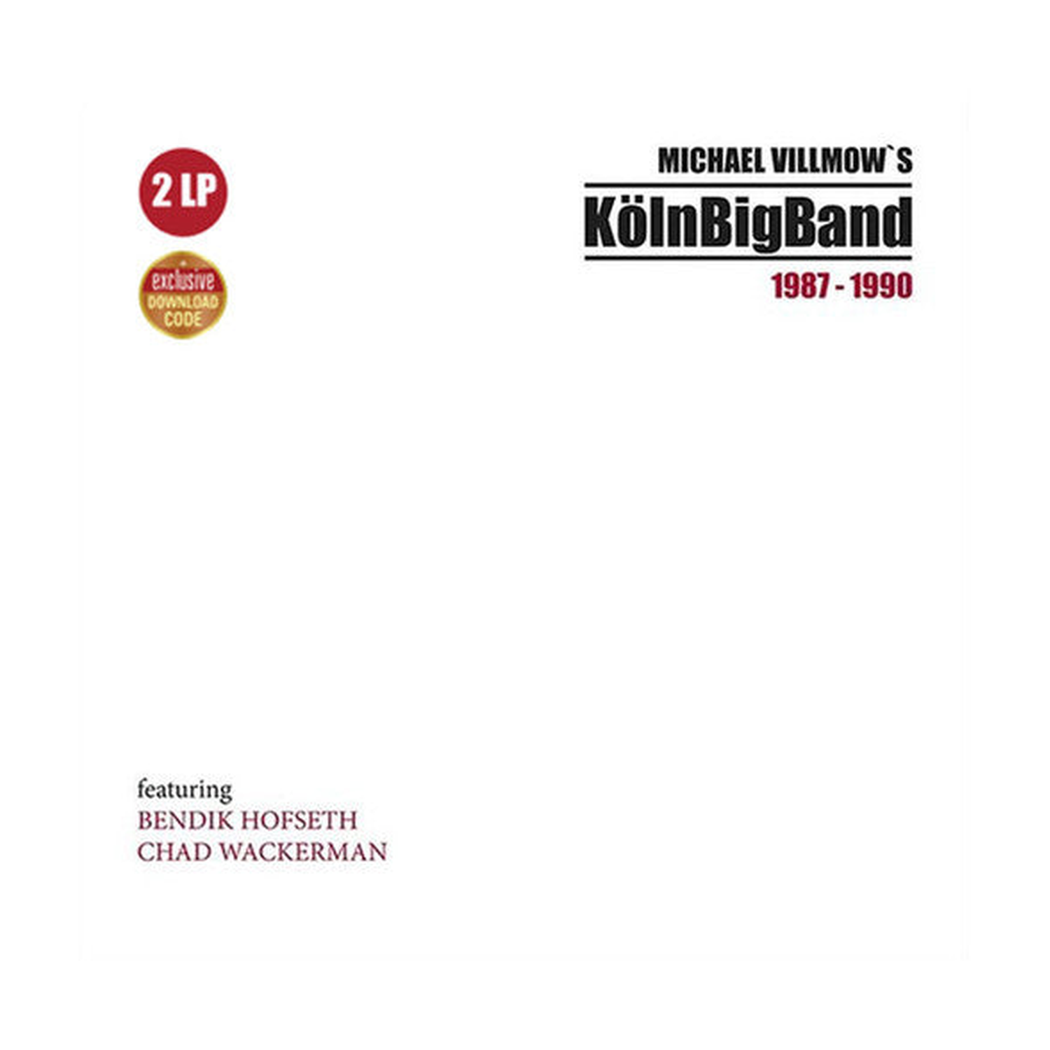 Michael Villmow / Koln Big Band - 1987-1990 2xLP