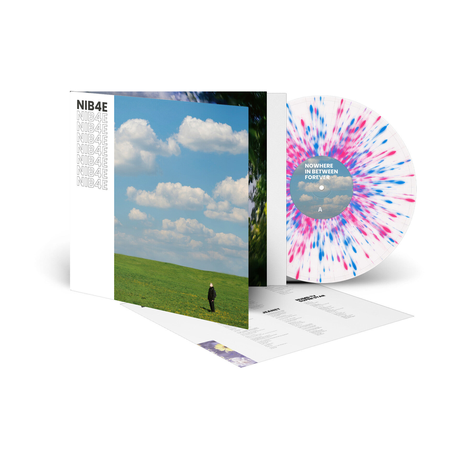 Lantlos - Nowhere in Between Forever - White/Blue/Pink (White Vinyl)