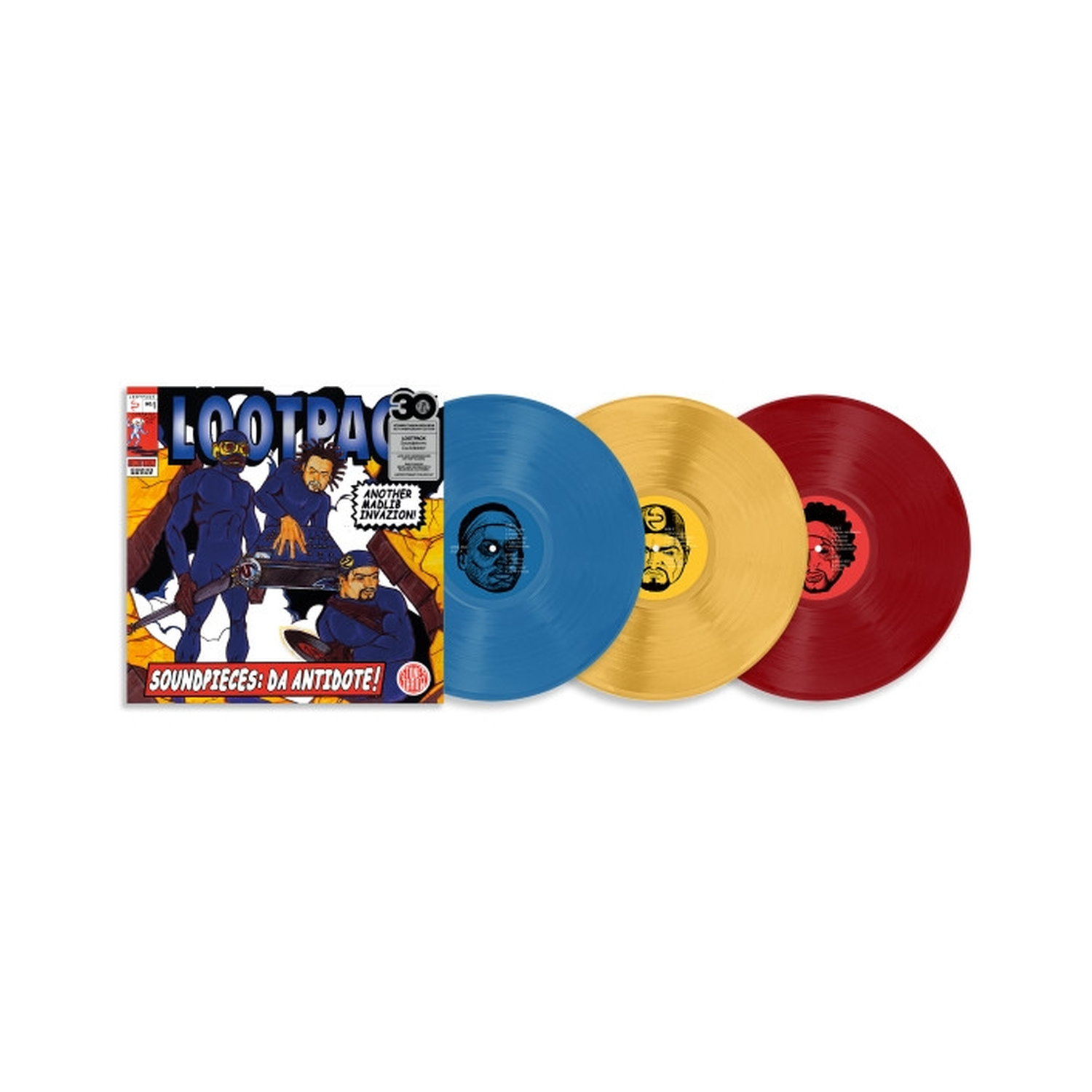 Lootpack - Soundpieces: Da Antidote! 3xLP (Red Vinyl)