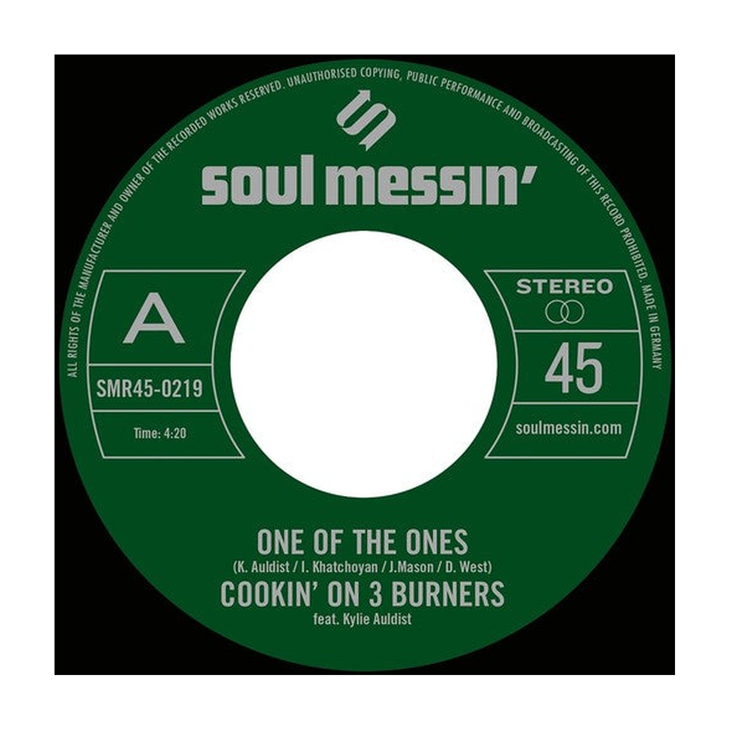 Cookin' on 3 Burners - One Of The Ones / Force Of Nature