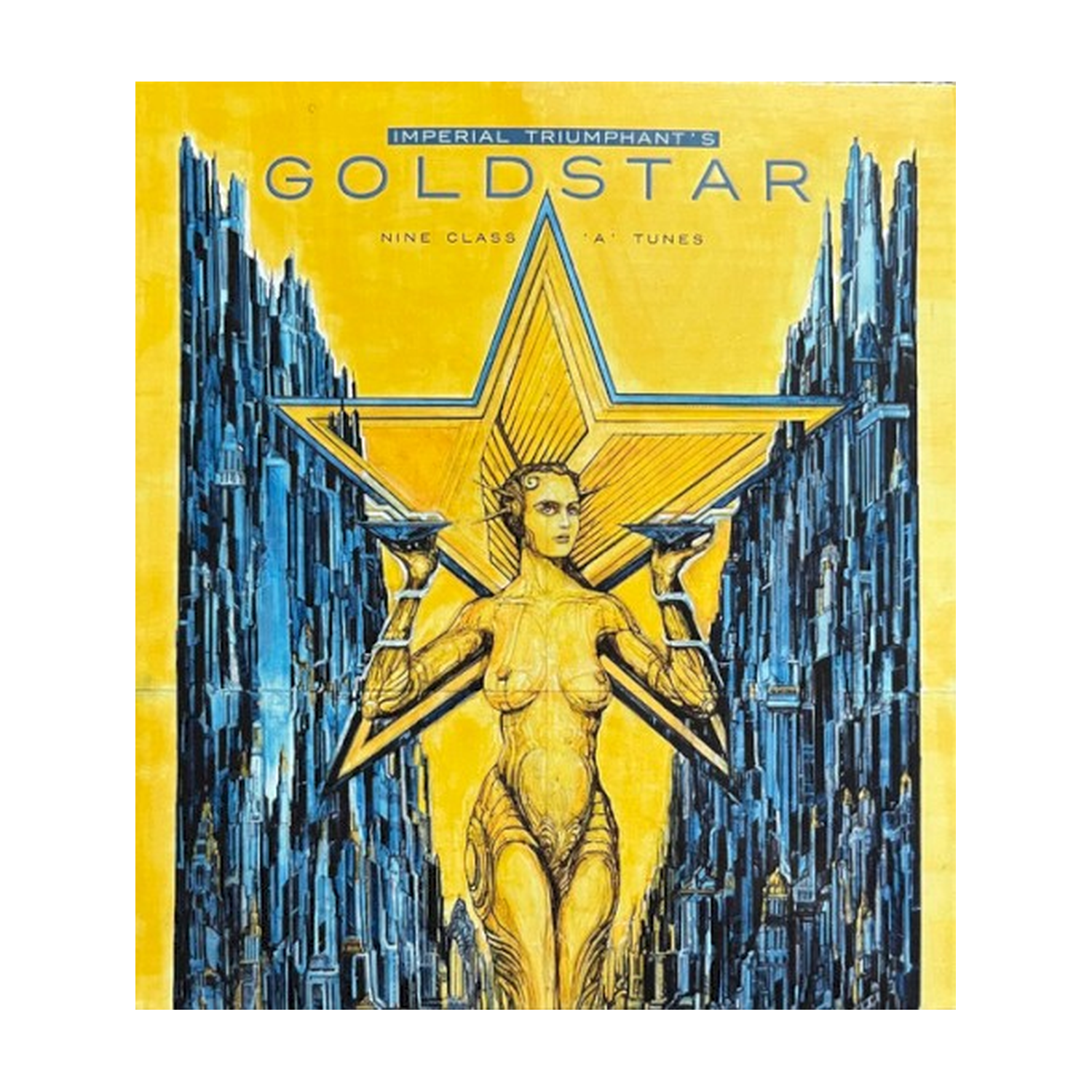 Imperial Triumphant - Goldstar - Limited Gatefold Transparent Blue Colored Vinyl (Blue Vinyl)