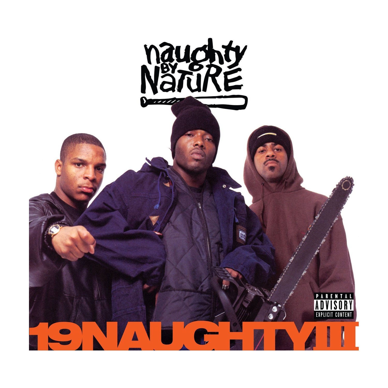 Naughty By Nature - 19 Naughty III - 30th Anniversary 2xLP (Orange Vinyl)