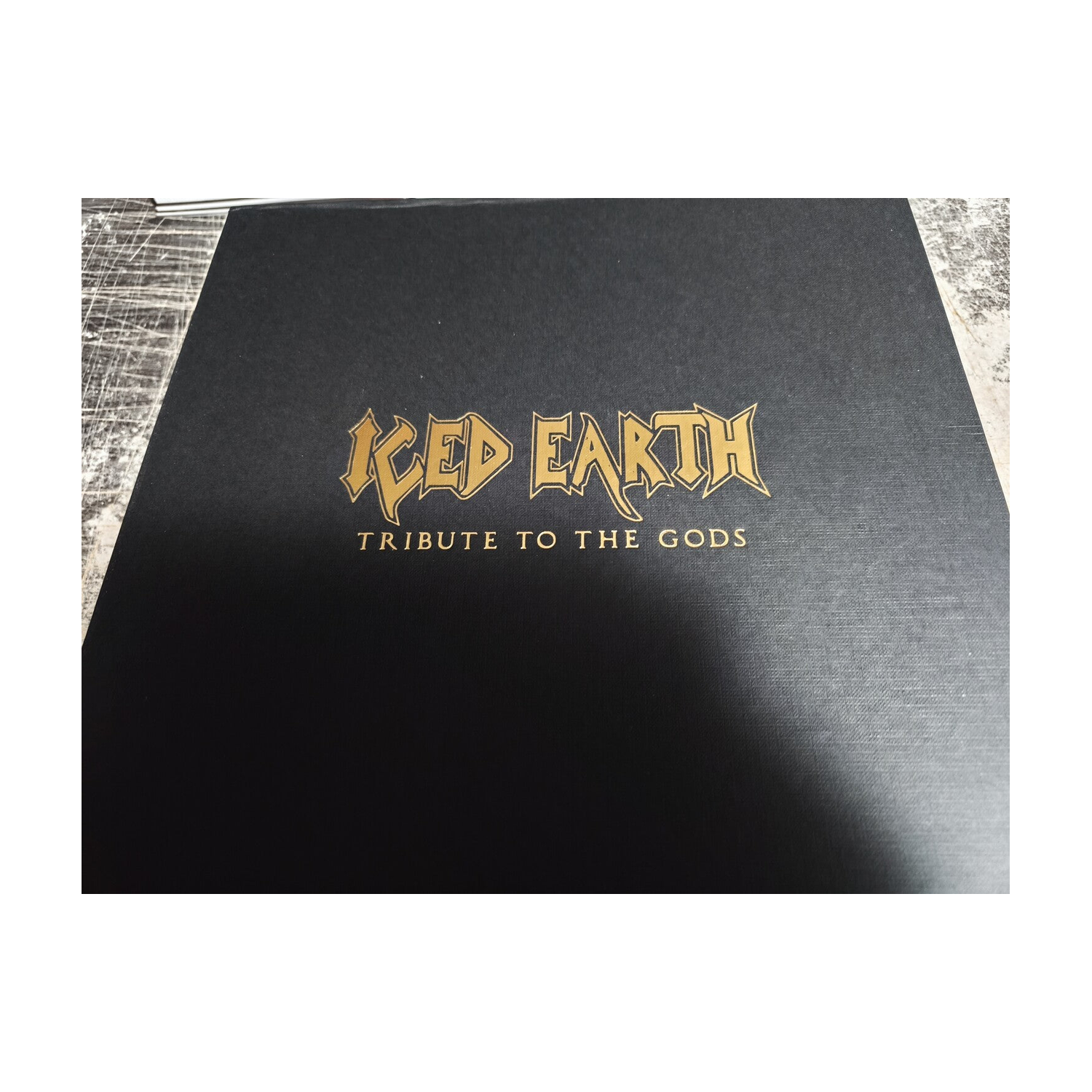 Iced Earth - Tribute To The Gods (Luxurious Box Embossed in Gold) (Gold Vinyl)