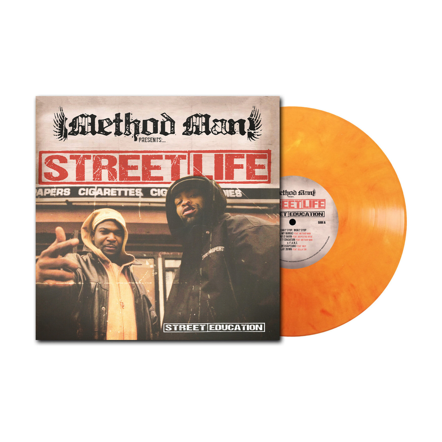 Method Man Presents Streetlife - Street Education 20th Anniversary Edition - Limited Deluxe Edition Orange Marble Vinyl (Orange Vinyl)